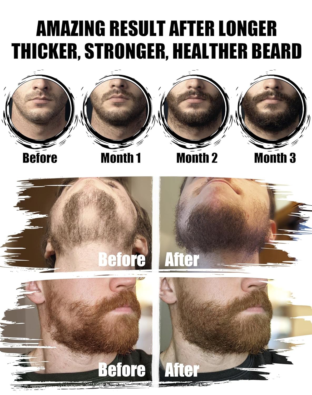 Beard Kit for Men Grooming & Care: with 2 Pack Beard Oils and Balm - Wash & Conditioner for After Shave Lotions Sandalwood, Brush and Comb Sets with Scissors, Valentines Fathers Gifts for Dad/Men/Him