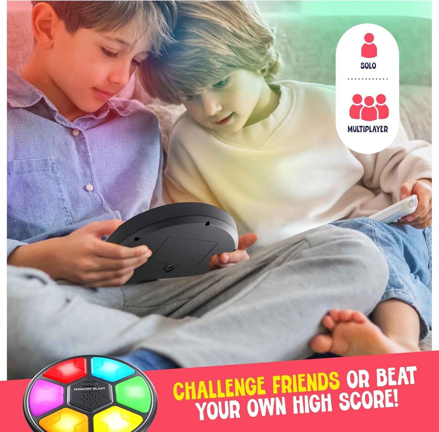Memory Game for Kids - Easter Basket Stuffers for Boys & Girls - 6 7 8 9 10 11 Year Old Boy Birthday Gifts - Toys for 10 Year Old Boy - Handheld Car Travel Road Kids Game for Ages 4-8, 6-8, 8-12 Years