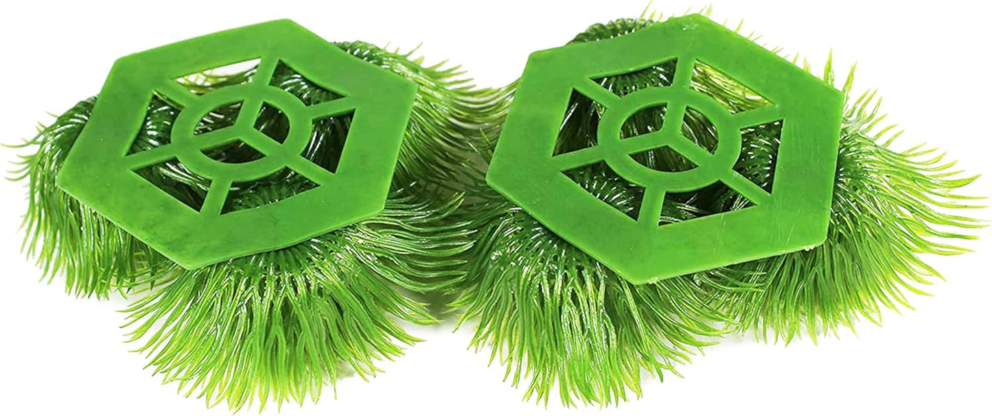 Penn-Plax Fish Breeding Grass – Baby Hideout for Fry – Great for Livebearers and Egg Layers – Plastic Aquarium Plants – 2 Pieces