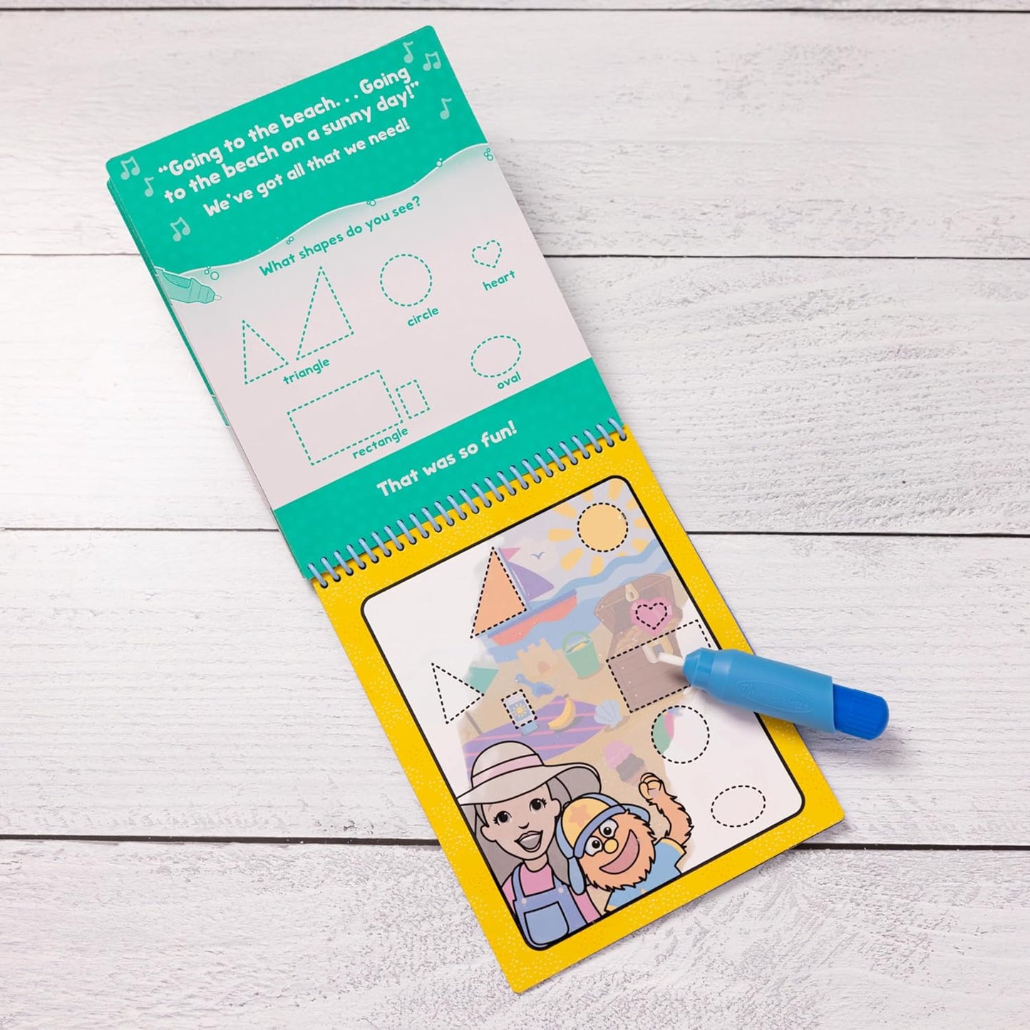 Melissa & Doug® Ms. Rachel™ Water Wow! Color-Reveal Pad Early Learning Toy