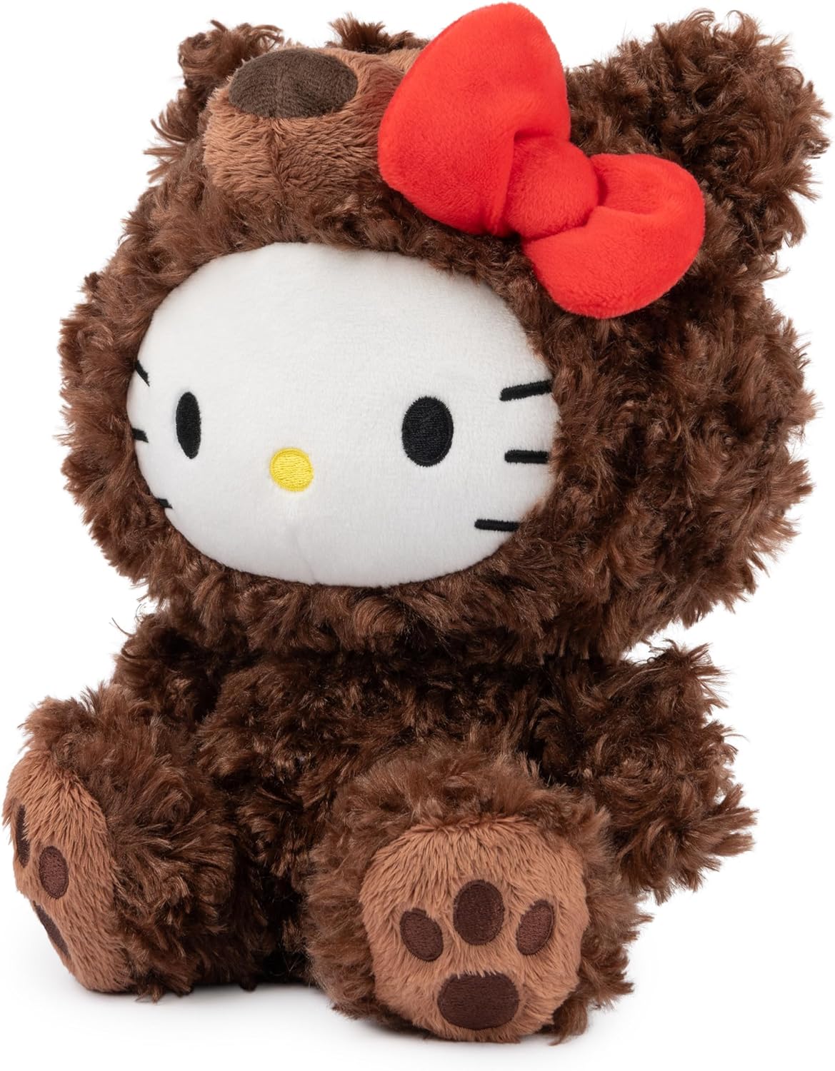 GUND Sanrio Hello Kitty Philbin Teddy Bear Plush Toy, Premium Stuffed Animal for Ages 1 and Up, Brown, 10”