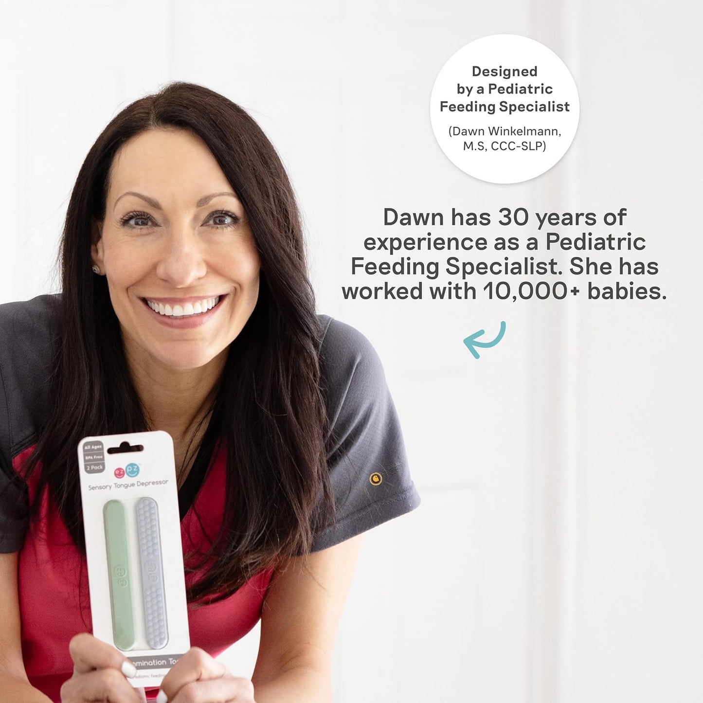 ezpz Baby-Led Gumline Feeder (Sage) - Silicone Fruit Feeder for Infants 4 Months + - Baby Feeding Essentials - BLW Tools - Works Best with Compatible Ice Tray (Sold Separately)
