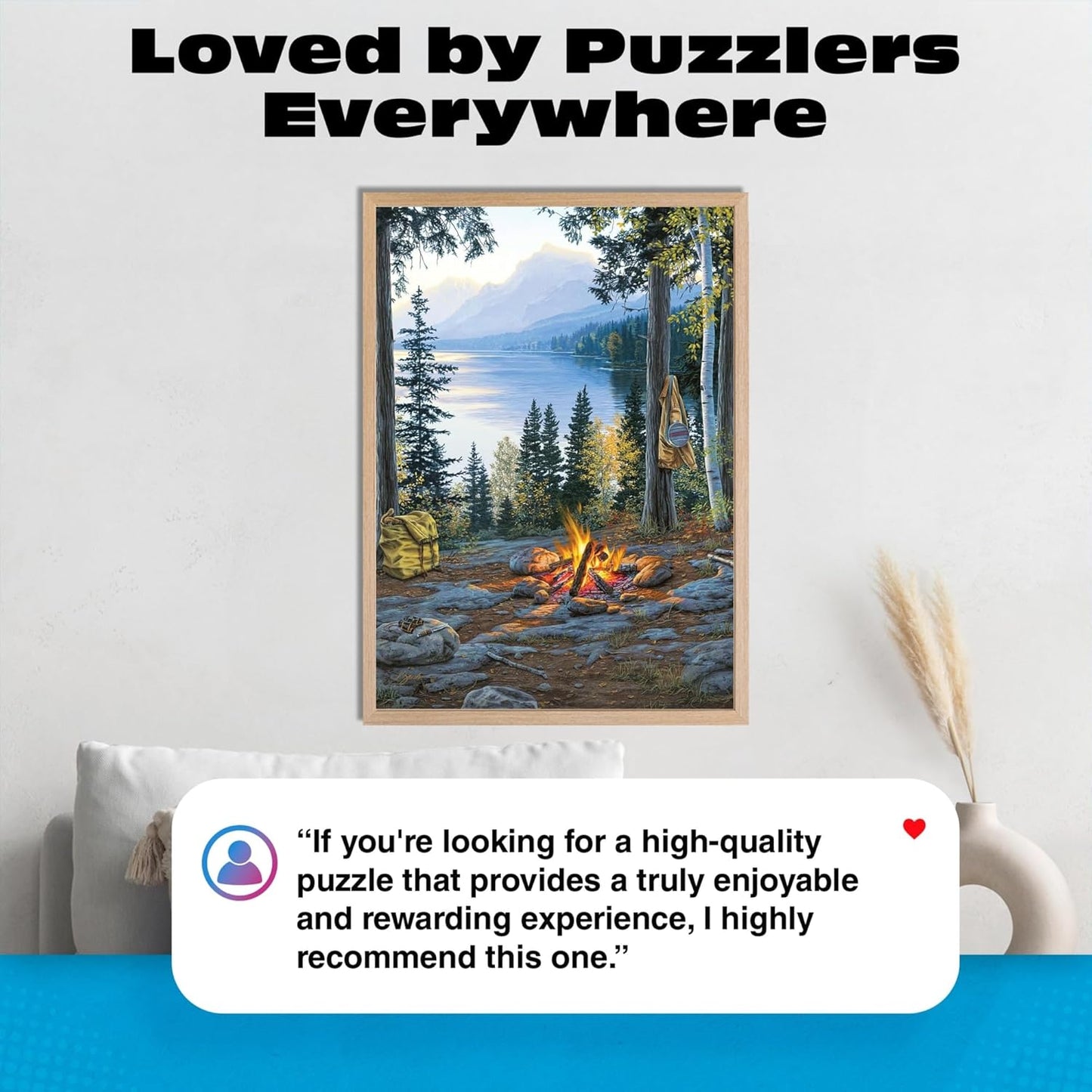 Buffalo Games Jigsaw Puzzle – Room with a View by Darrell Bush – 1000-Piece Puzzle for Adults, Includes Poster, Made in USA