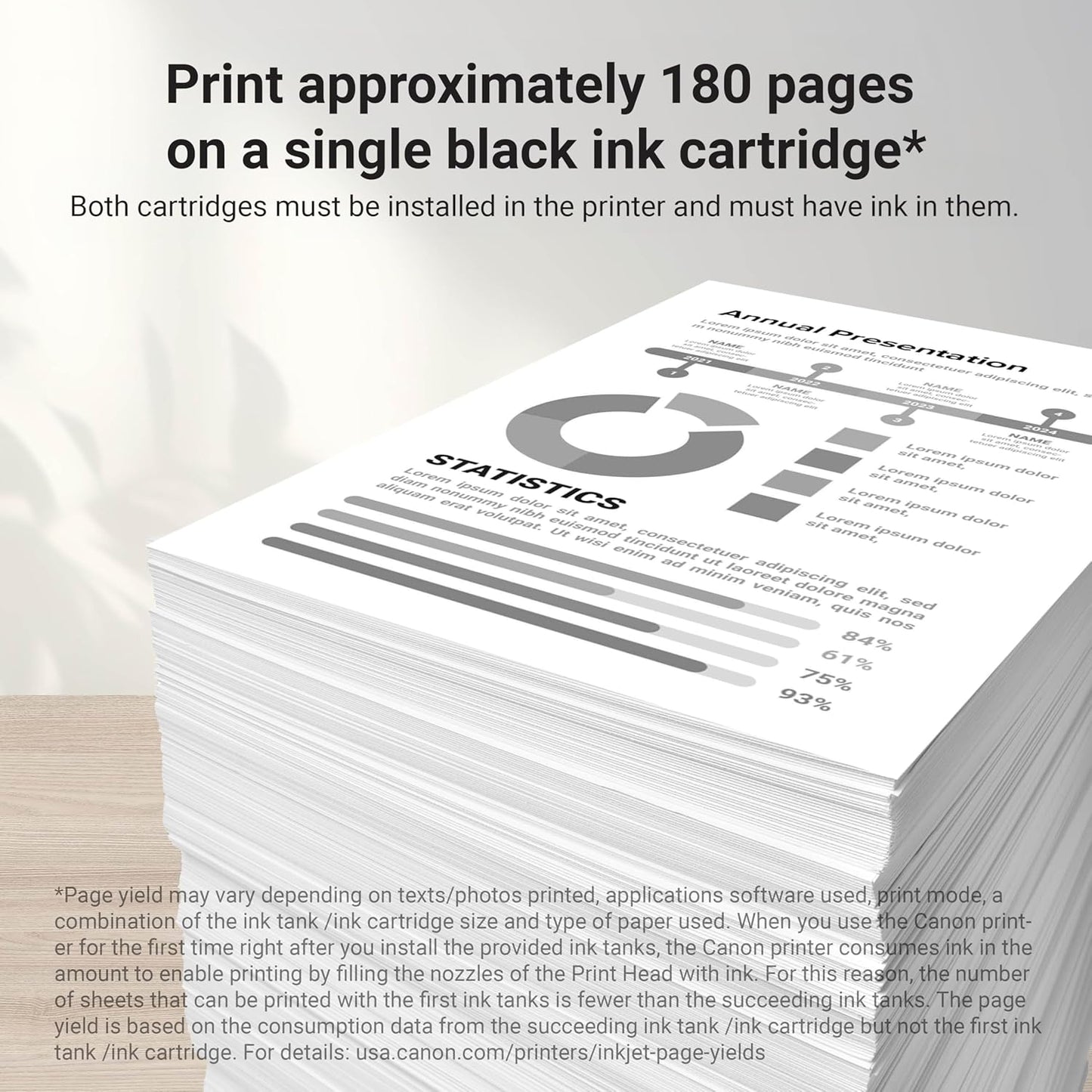 Canon PG-240 Genuine Black Ink Cartridge, Compatible with MG2120/3120/4120, MX512/432/472/372/392/522/532/452, MG2220/3220/4220/3520/3620, TS5120