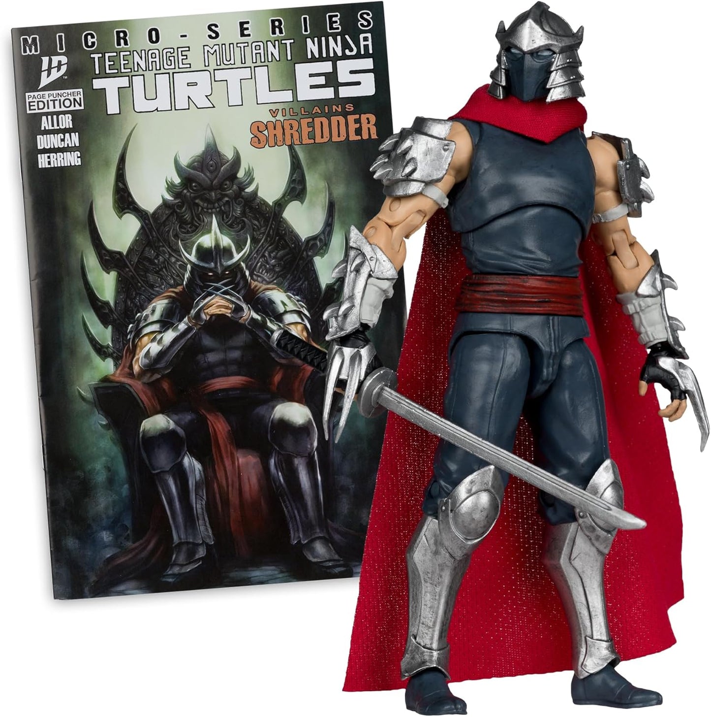 McFarlane Toys-Teenage Mutant Ninja Turtles (Page Punchers) Shredder 5in Action Figure with Comic