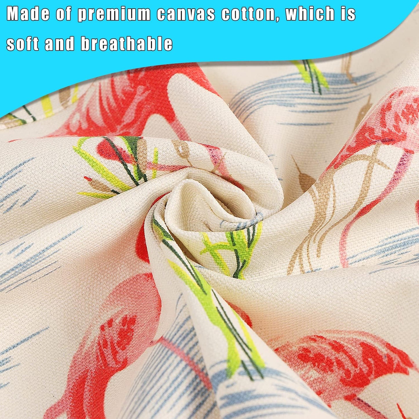 LOLOMLO Oversize Canvas Cotton Apron, Extra Large Aprons with Long Strap, Adjustable Neck Tear Resistant Plus Size aprons