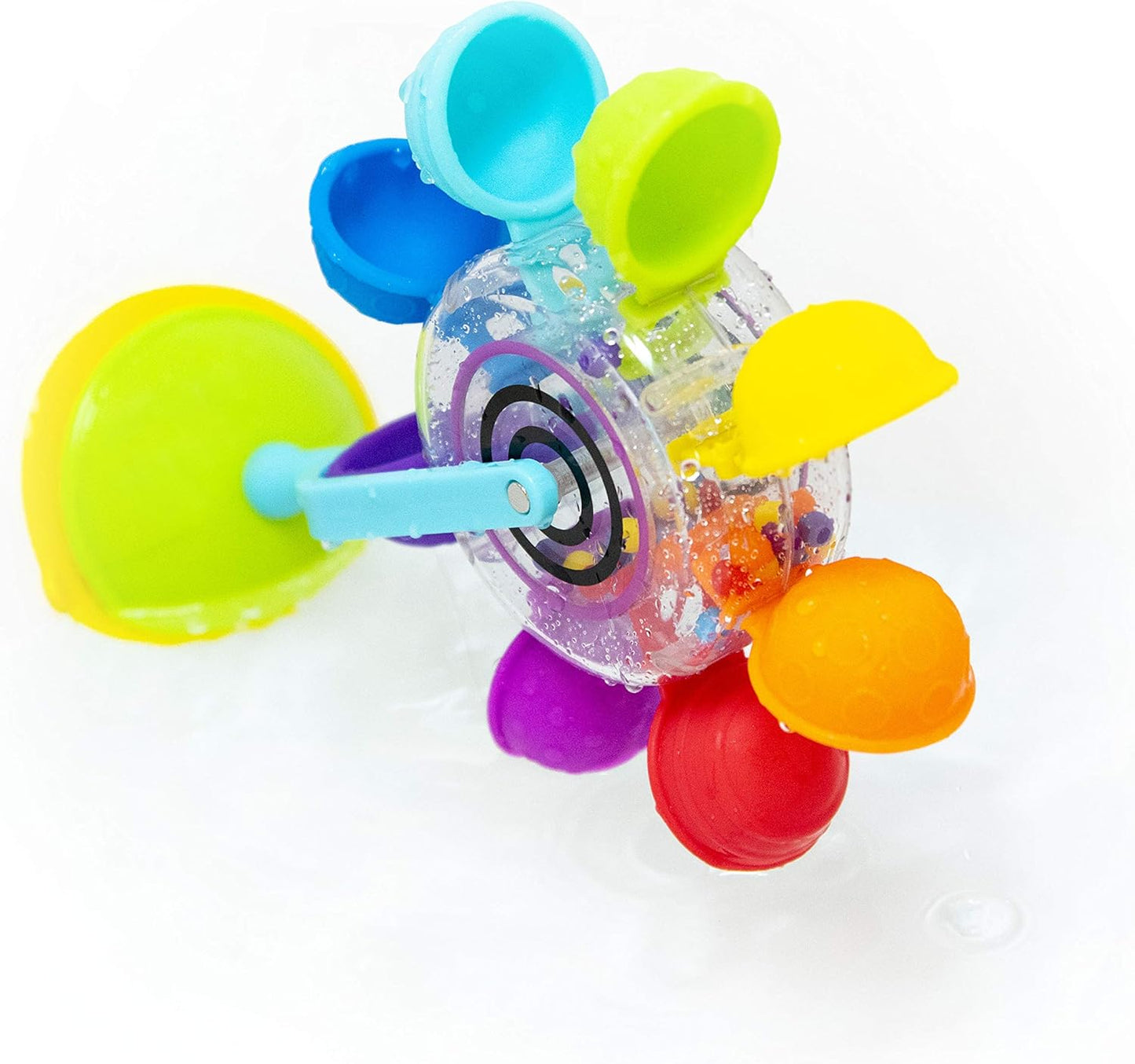 Sassy Whirling Waterfall Suction Toy for Bathtime - Stem - Ages 12+ Months, Multi