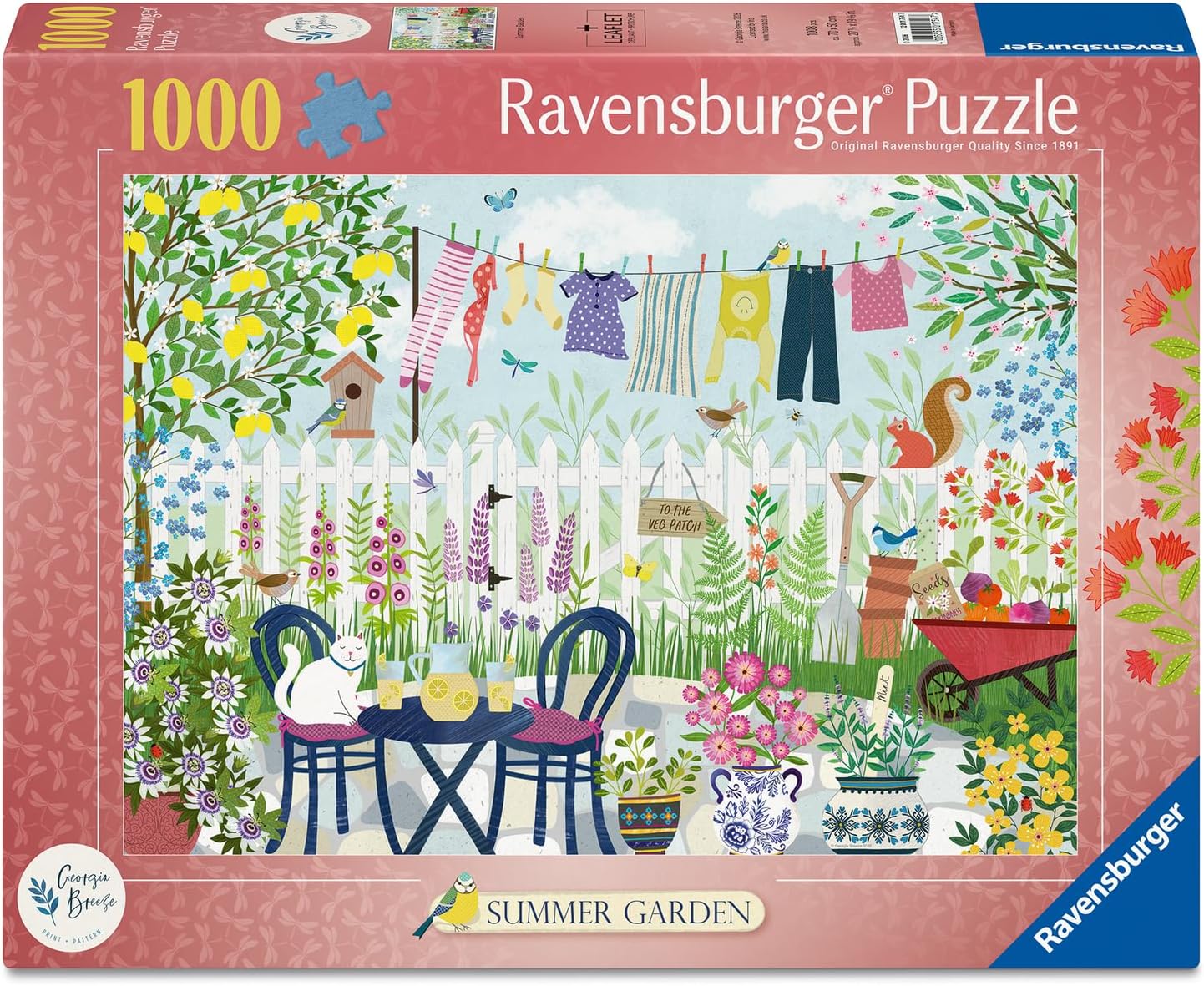 Ravensburger Summer Garden 1000 Piece Puzzle for Adults
