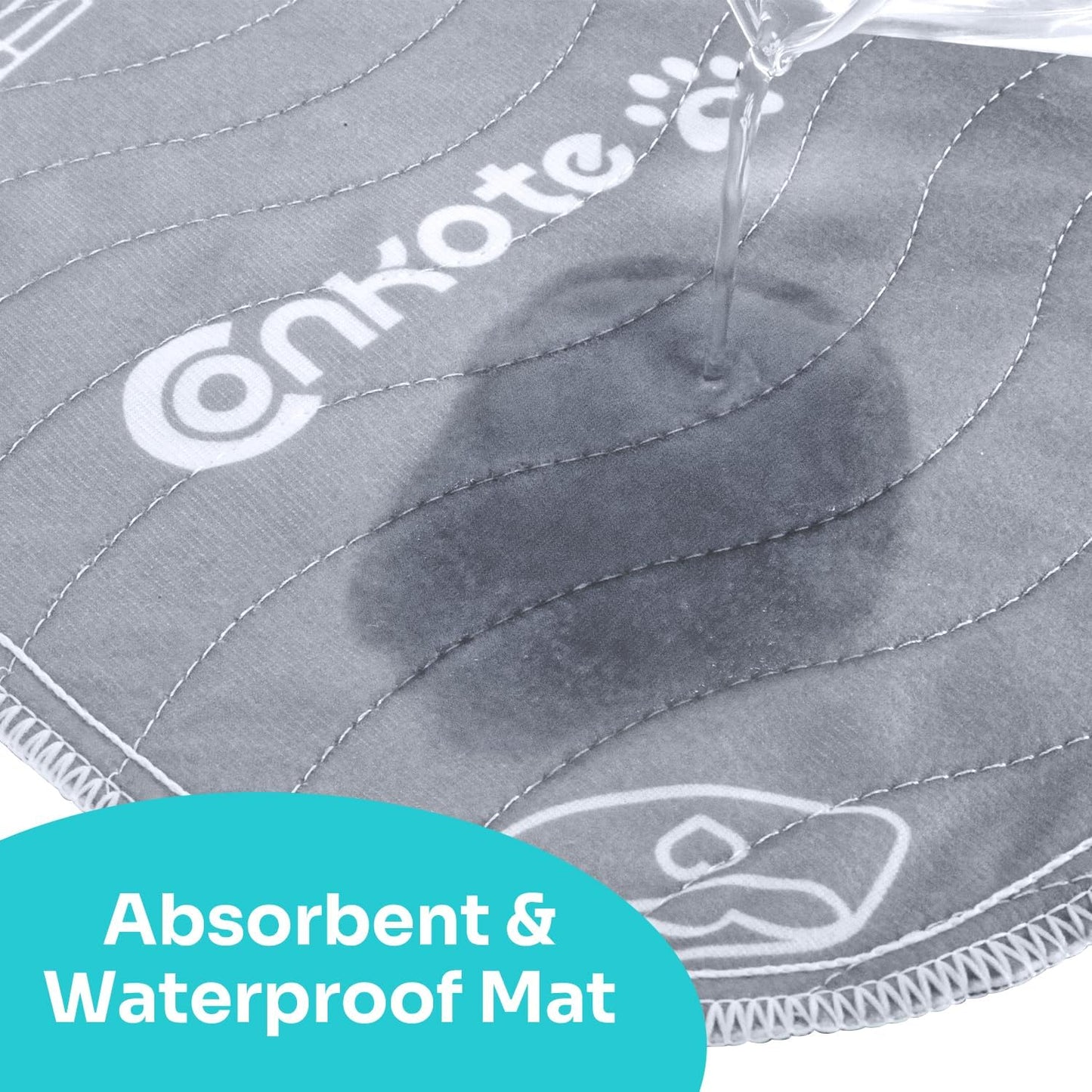 2 Pack Puppy Pee Pads Heavy Absorbency Washable for Dogs, Reusable Pee Pads Prevent Leakage Non-Slip, Waterproof Pet Training Pads for Puppy Playpen, Crate, Whelping Box, 18"x24"