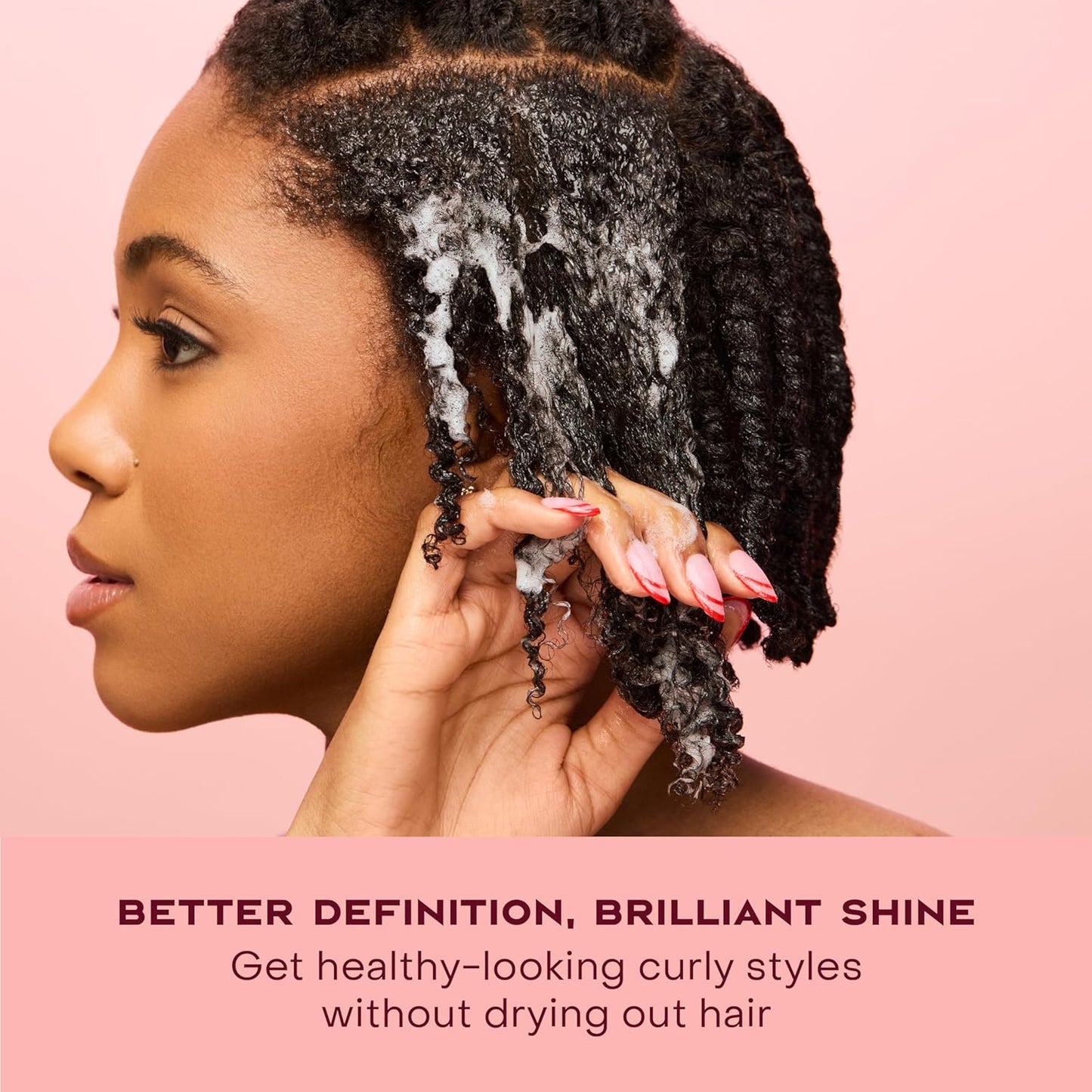 SheaMoisture Curl Mousse Coconut and Hibiscus for Frizz Control Styling Mousse with Shea Butter 7.5 oz