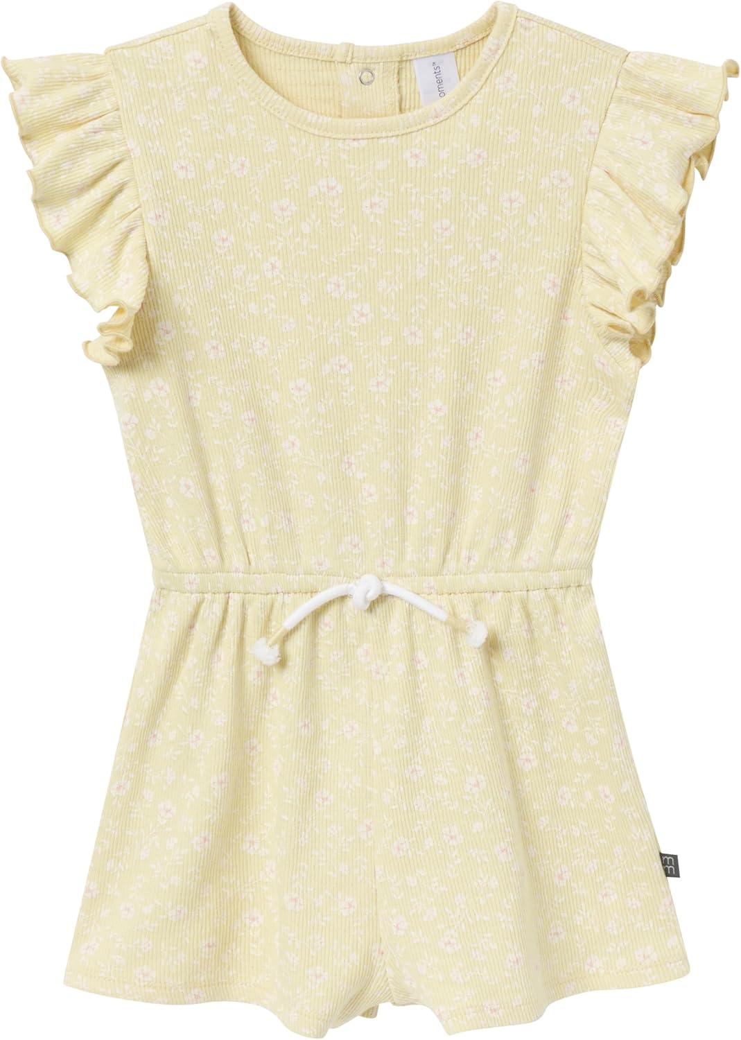 Modern Moments by Gerber Baby Girls' Flutter Sleeve Romper