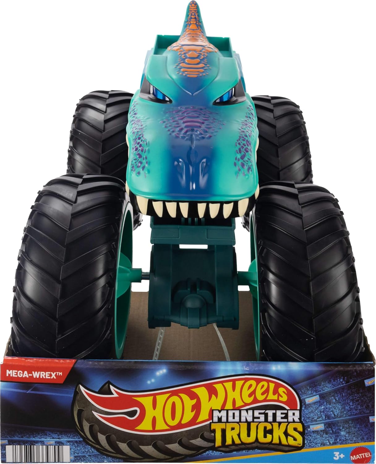 Hot Wheels Monster Trucks Toy Truck, Colossal Fan-Favorite Character with Big Wheels & Bright Detail, Monster Trucks Live (Styles May Vary)