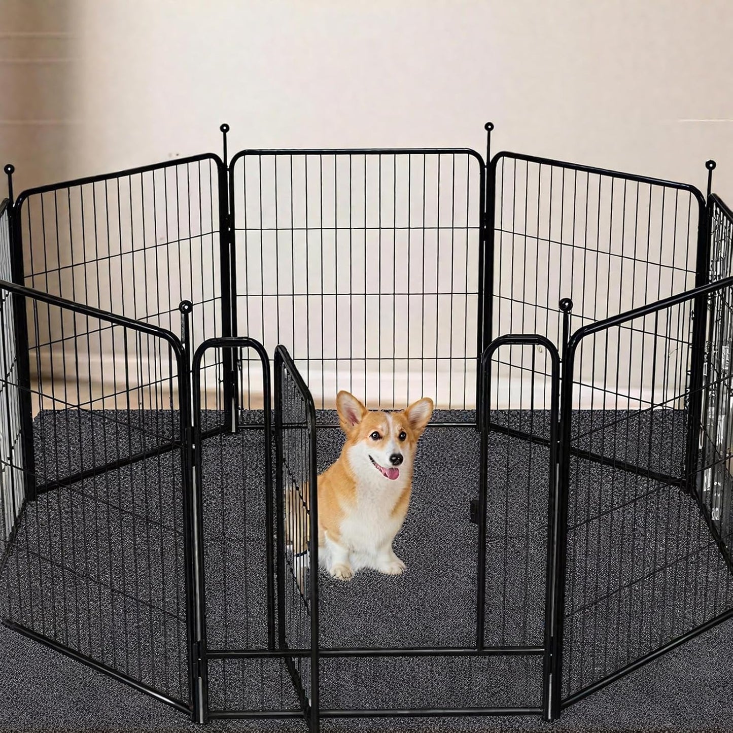 Dog Crate Mat Liner, Under Crate Floor Protector, Reusable Pet Puppy Pee Pad with Waterproof Layer, Training Aid for Kennel Use, Protects Floors from Wear Scratches and Moisture