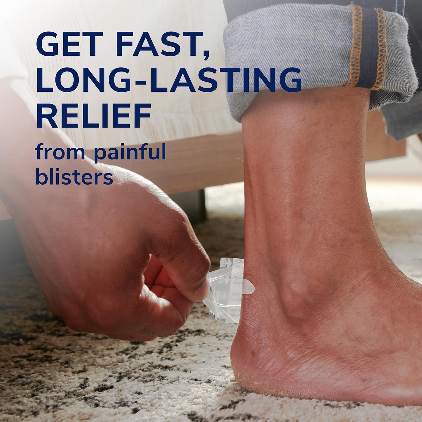 Dr. Scholl’s Blister Pain Relief Complete Kit, 8 ct - The Only Blister Treatment with an Active Pain Reliever, Seal & Heal Bandages with Hydrogel Technology, Blister Pads, 4% Lidocaine to Numb Pain