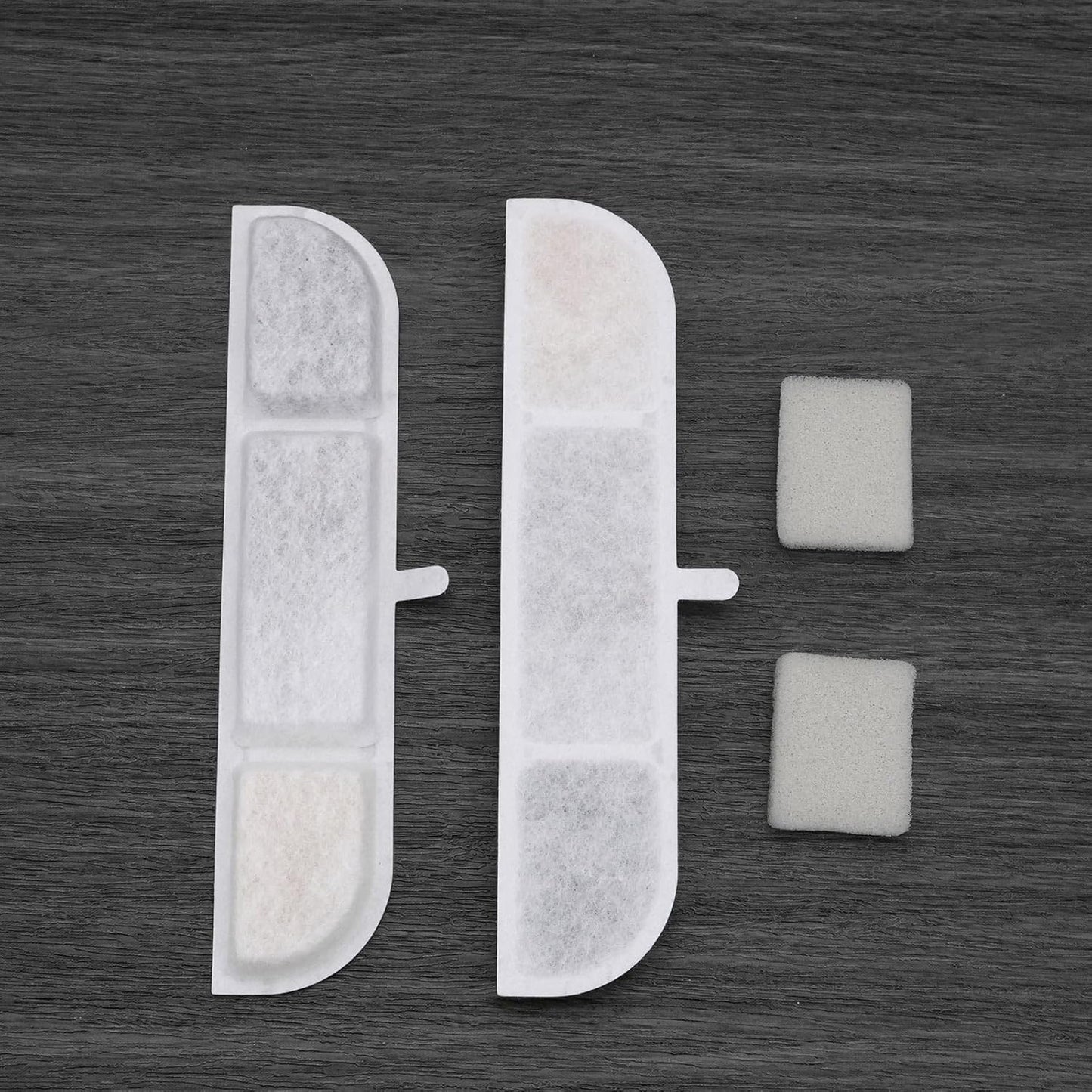 12 Sets Cat Water Dispenser Filters Replacement Sponges Pad Pet Water Dispenser Filter for 2.5 L Cat Fountain Wireless 17X3.5X0.8cm