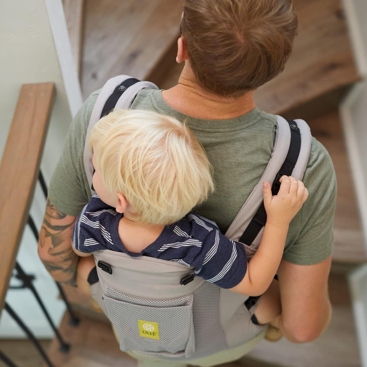LÍLLÉbaby 3-in-1 Ergonomic CarryOn Airflow Toddler Carrier with Lumbar Support & Breathable Mesh Lining (25-60 lbs), Supportive & Comfortable, Multi-Position Carrying for Hiking & Travel (Mist)