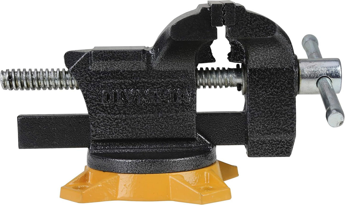 Olympia Tools 38-604 Bench Vise, Workshop Series, 4-Inch, gray