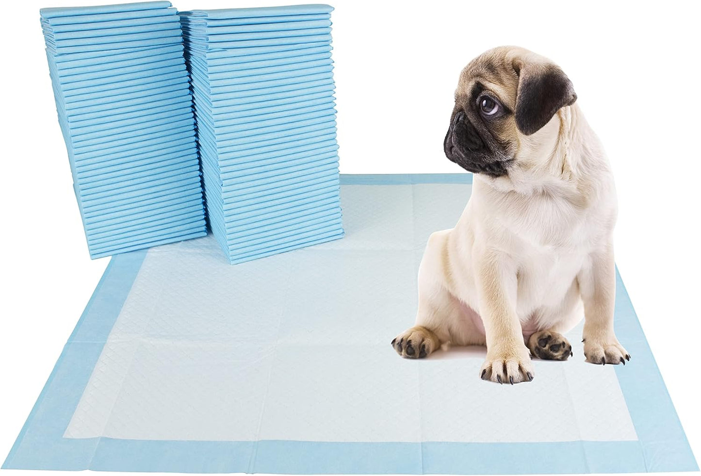 BV Puppy Pads XL 40 Count 34"x28" - Leak-Proof Pee Pads for Dogs with 6-Layer Design, Rapid Dry Sheet & Attractant - Dog Pad Extra Large with Odor Control - Perfect for Big Dogs & Indoor Use
