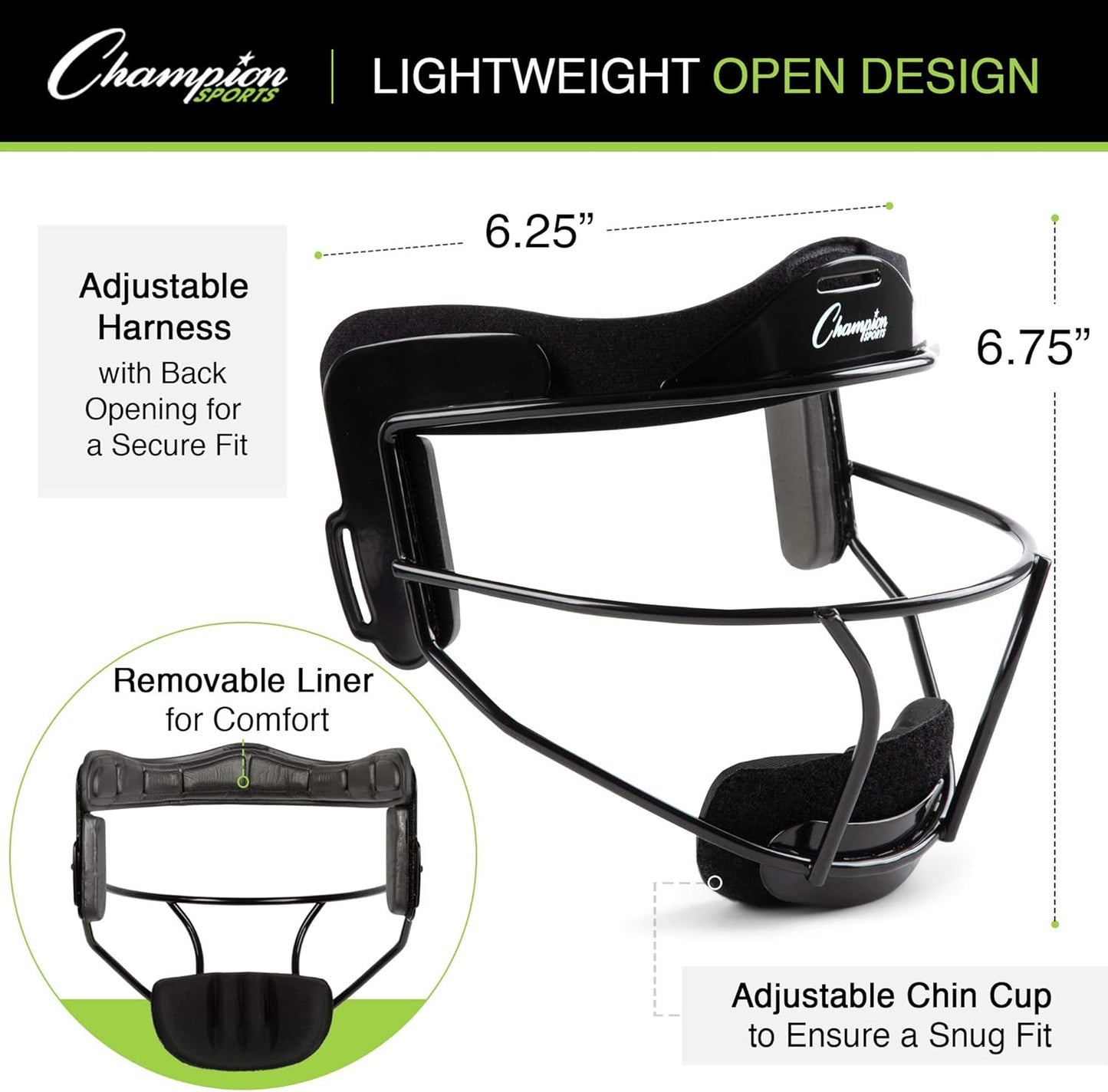 Champion Sports Steel Softball Face