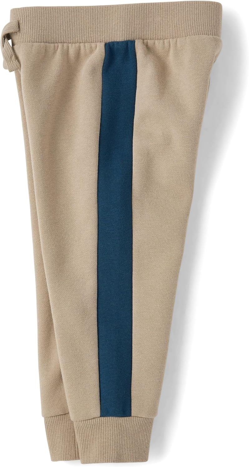 The Children's Place Baby Boys' Active Fleece Jogger Pants 2 Pack