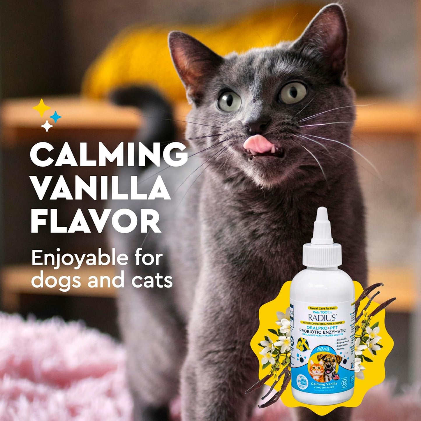 RADIUS OralPro+ Pet Probiotic Dental Water Additive (Enzymatic)