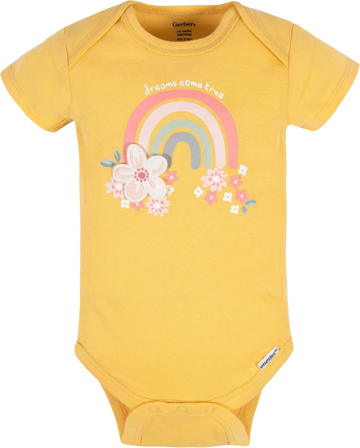 Gerber Baby Girls' 8-pack Short Sleeve Onesies Bodysuits