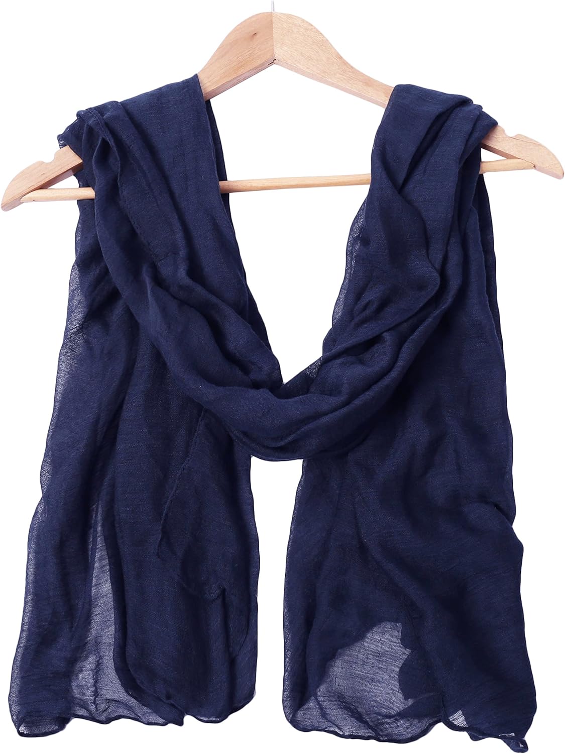 woogwin Women's Cotton Scarves Lady Light Soft Fashion Solid Scarf Wrap Shawl