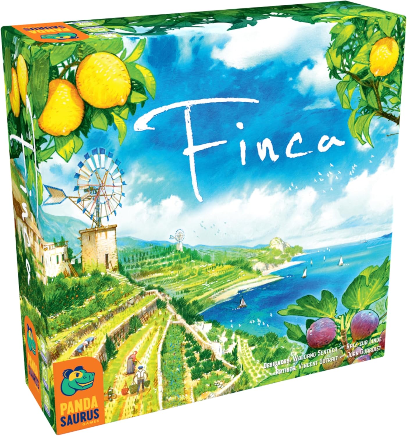 Finca Board Game - Mallorca's Resource Management & Delivery Strategy Game, Fun for Family, Kids & Adults, Ages 10+, 2-5 Players, 45 Minute Playtime