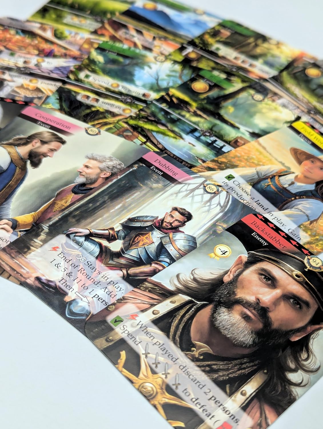 Kingdom Legacy Feudal Kingdom by Fryx Games | Ages 14+ | Narrative Kingdom Building Adventure with Exploration, Card Upgrades, Stickers & Legacy Gameplay