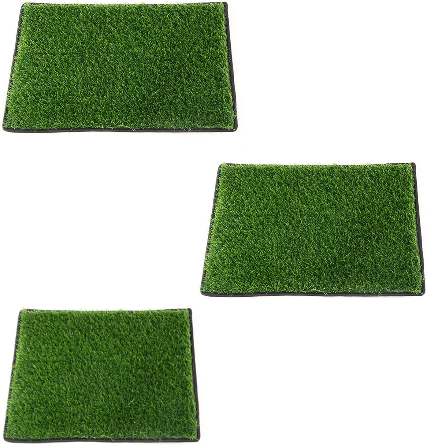 hejhncii Pet Dog Urine Pad Faux Grass Dog Pee Pad Waterproof Dog Diaper Pad Artificial Grass Rug Mats for Dog Potty Training Pad