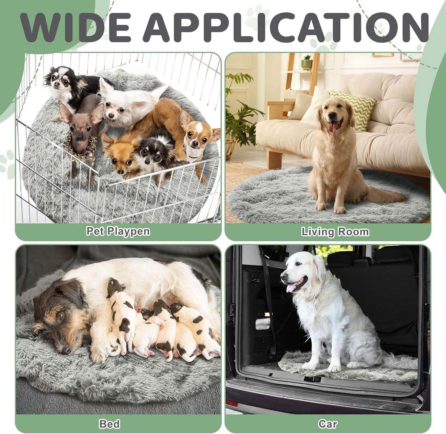 2 Pcs Guinea Pig Warm Bed Mat Small Pet Blankets Dog Bedding Guinea Pig Fleece Cage Liners Washable Waterproof Mats Sleep Pad Cover Hamster Cat Dog Cage Liners Accessories(Round,36")