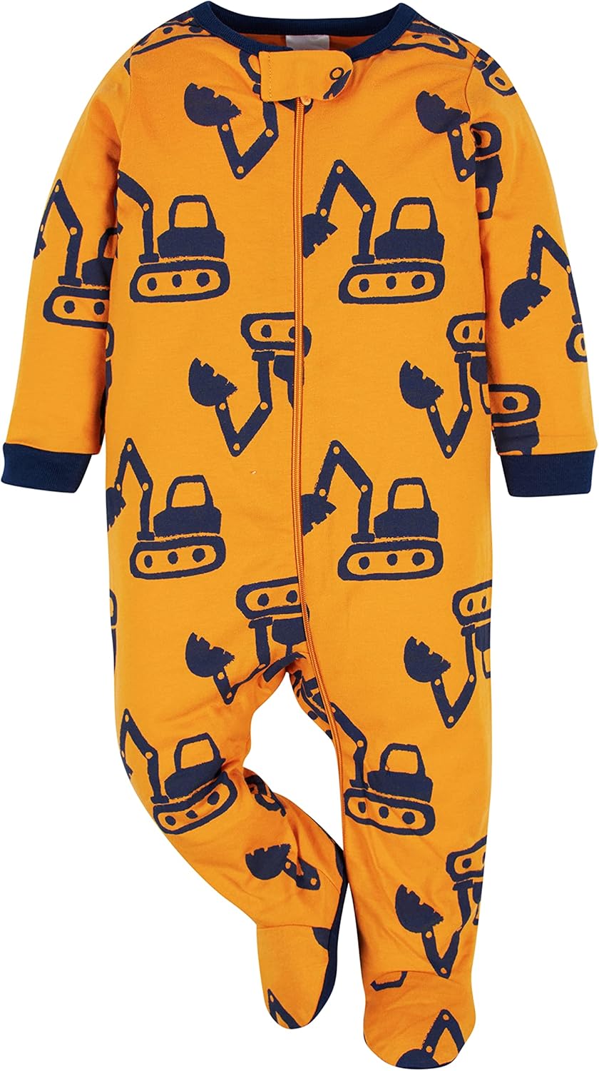 Onesies Brand Baby Boys' 4-pack Sleep 'N Play Footies