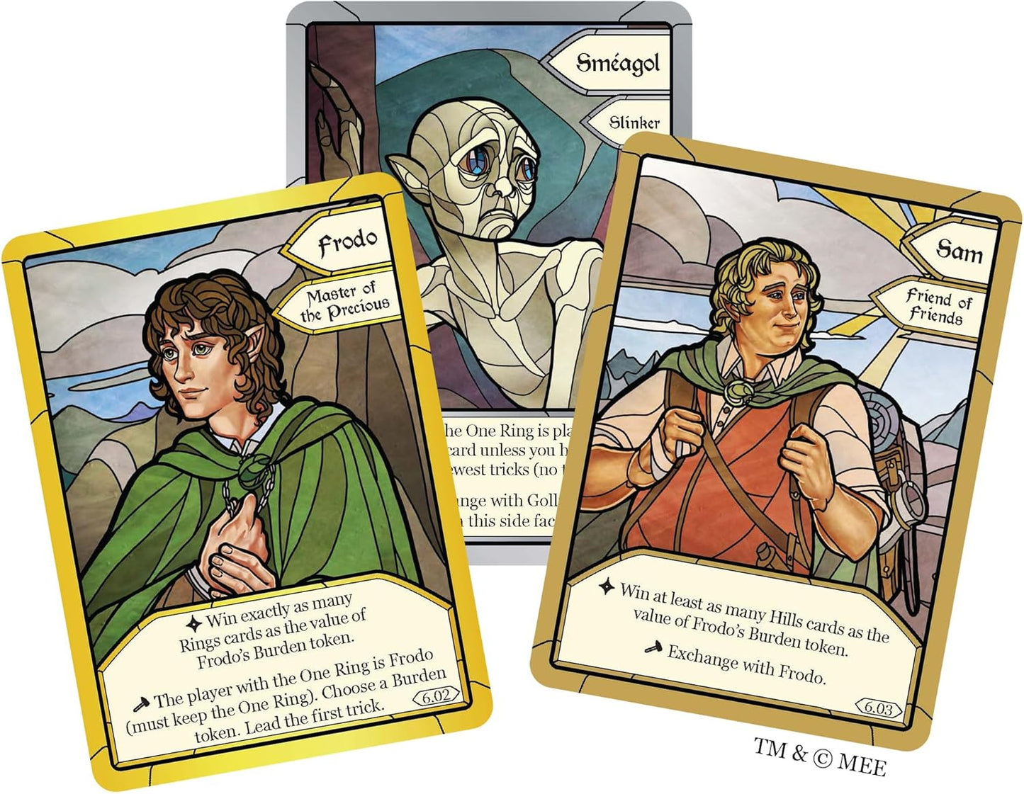 Asmodee The Lord of The Rings The Two Towers Trick-Taking Game - A Cooperative Card Adventure! Strategy Game for Kids & Adults, Ages 10+, 1-4 Players, 20 Minute Playtime