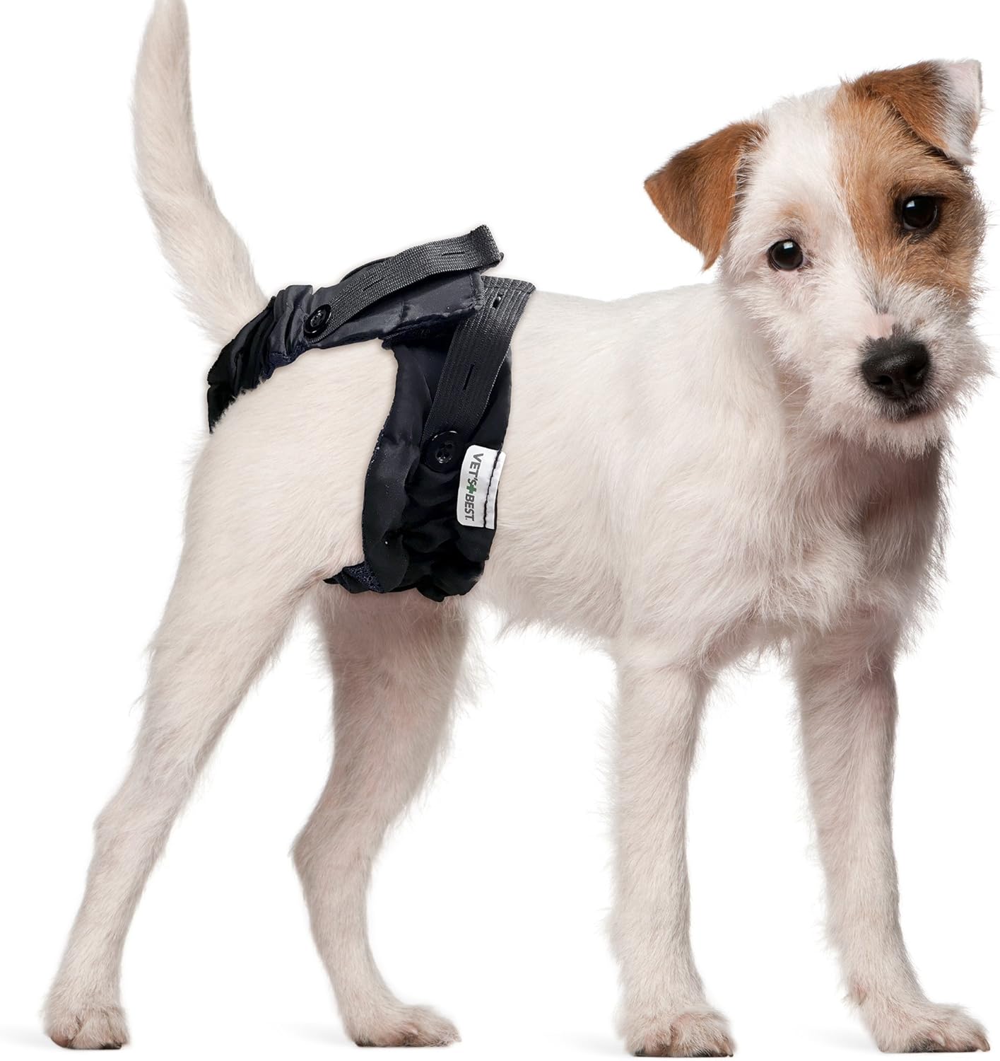 Vet's Best Washable Female Dog Diaper, Small/Medium, Waist 15"-30"
