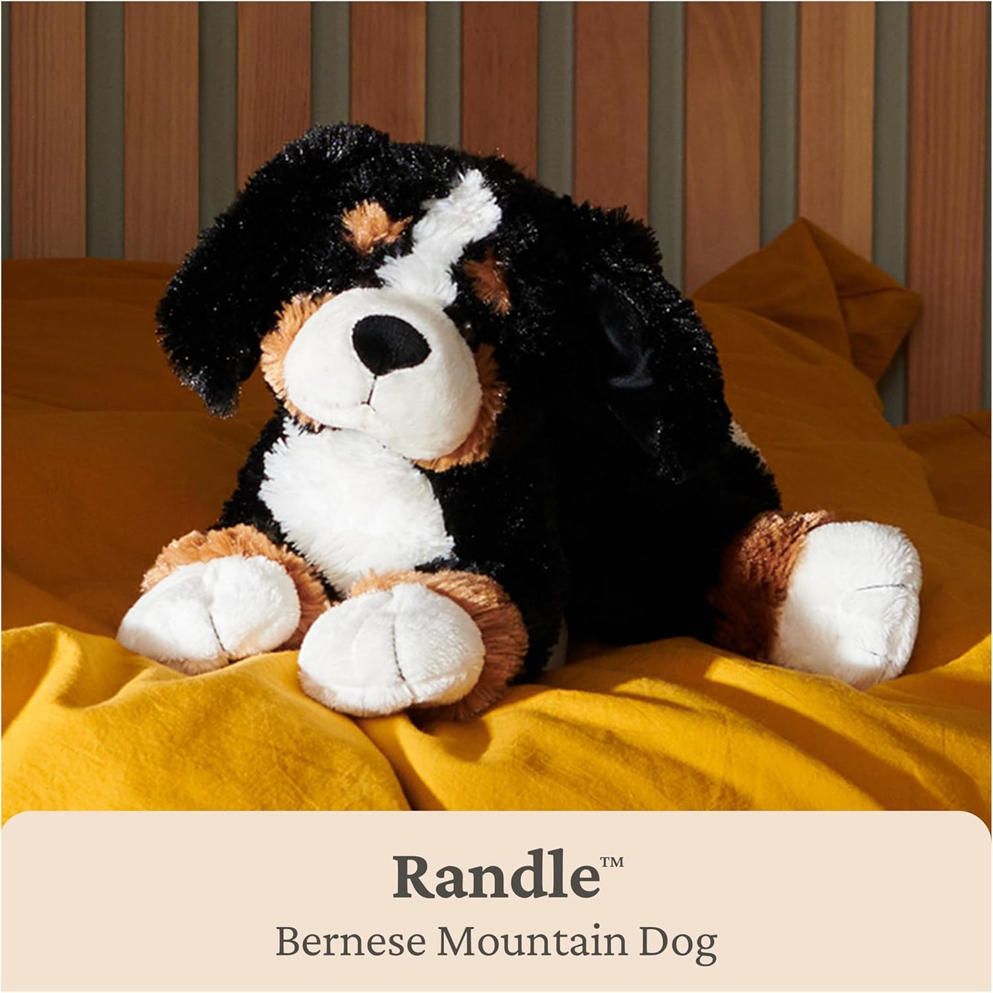 GUND Randle Bernese Mountain Dog, Premium Stuffed Animal Plush for Ages 1 and Up, Black/Brown, 13”