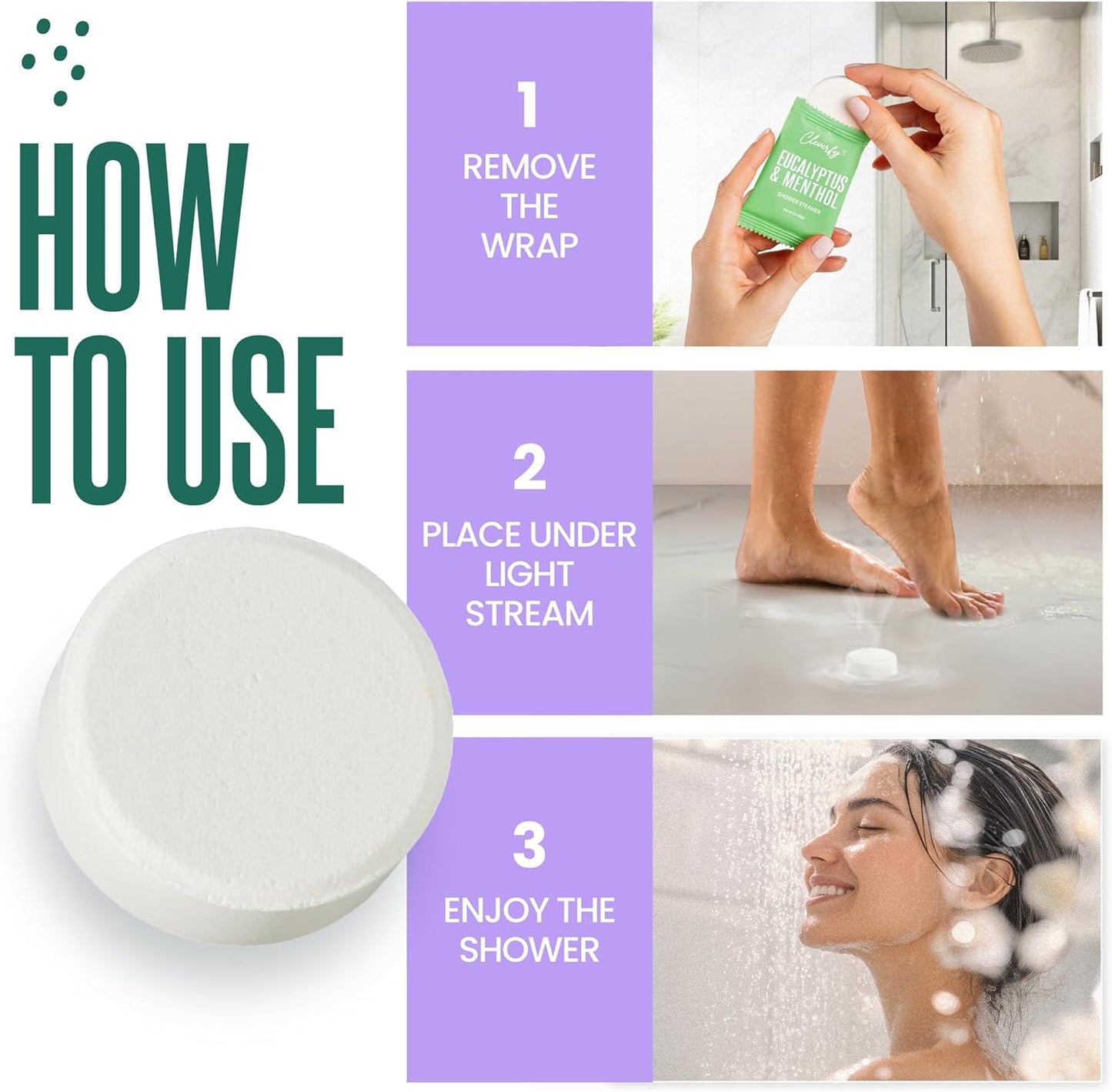 Cleverfy Shower Steamers Aromatherapy - Easter Basket Stuffers for Teens and Adults - Easter Gifts for Women and Men, Girls and Boys - Mothers Day Gifts for Mom - 6 Tablets