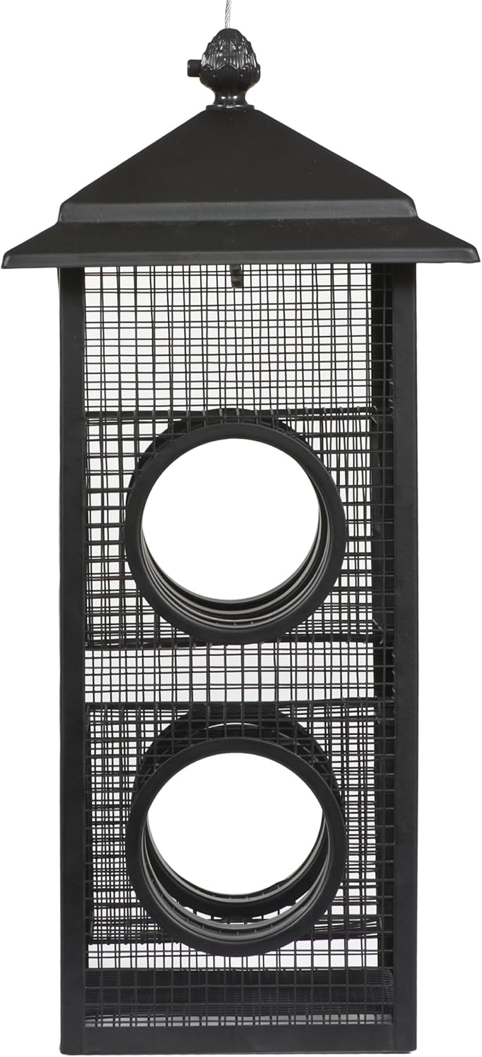 Perky-Pet Fly-Thru Wild Bird Feeder - 2 lb Capacity for Black-Oil Sunflower Seeds - Wild Bird Feeder for Outdoors - Outdoor Decor - B00303
