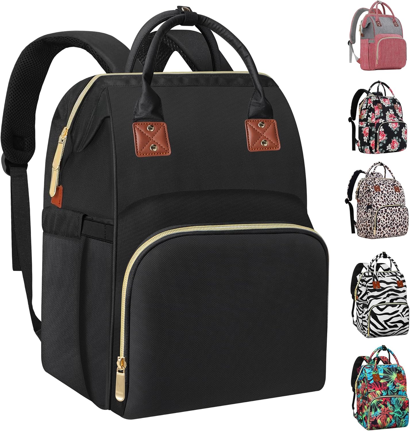 Diaper Bag Backpack, Multi-Function Baby Boys and Girls Bag, Travel Waterproof Diaper Backpack Tote Bag, Baby Registry Search & Shower Gifts-Essentials Baby Backpack for Mom/Dad