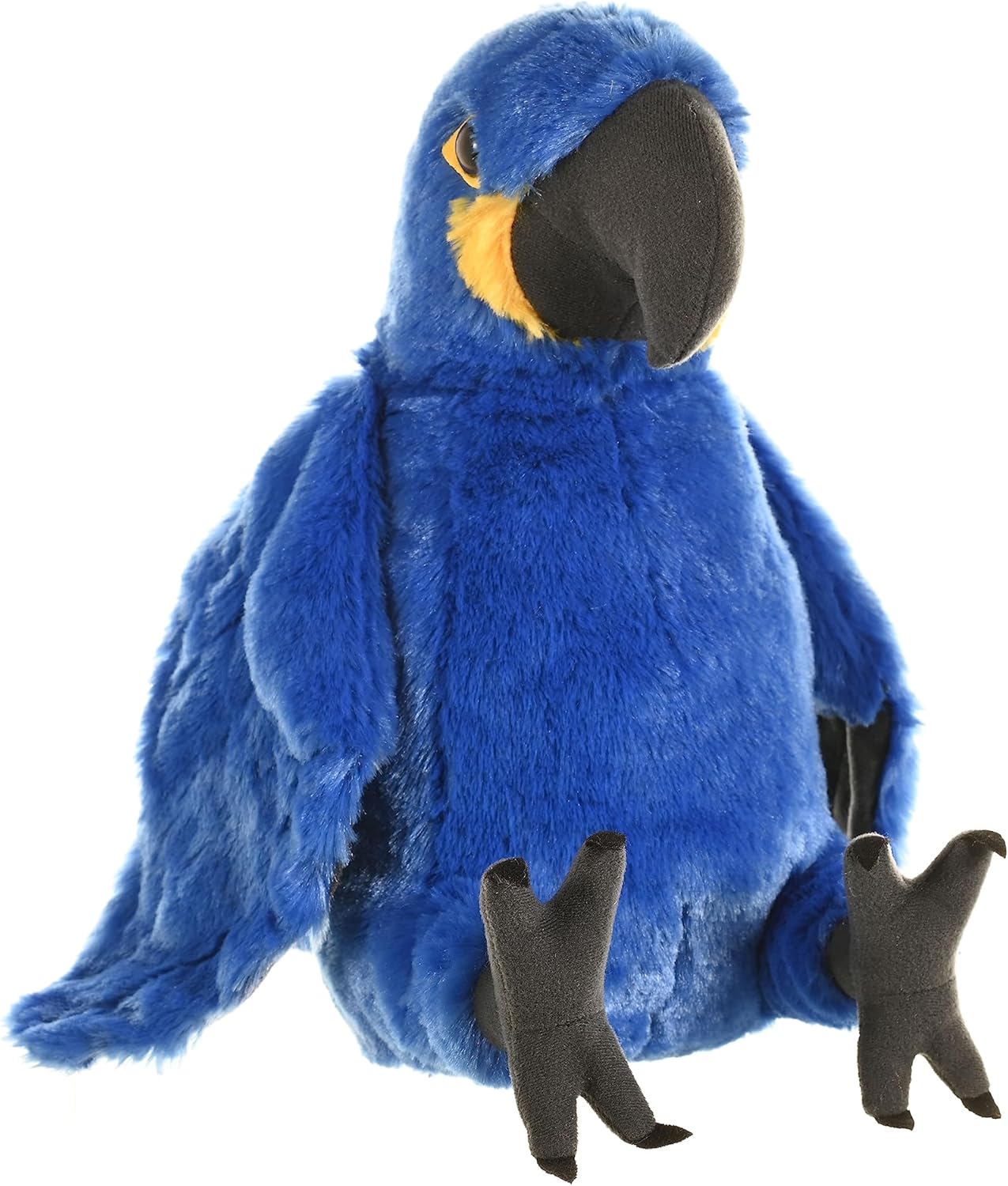 Wild Republic Hyacinth Macaw Plush, Stuffed Animal, Plush Toy, Gifts for Kids, Cuddlekins 12 Inches, Blue