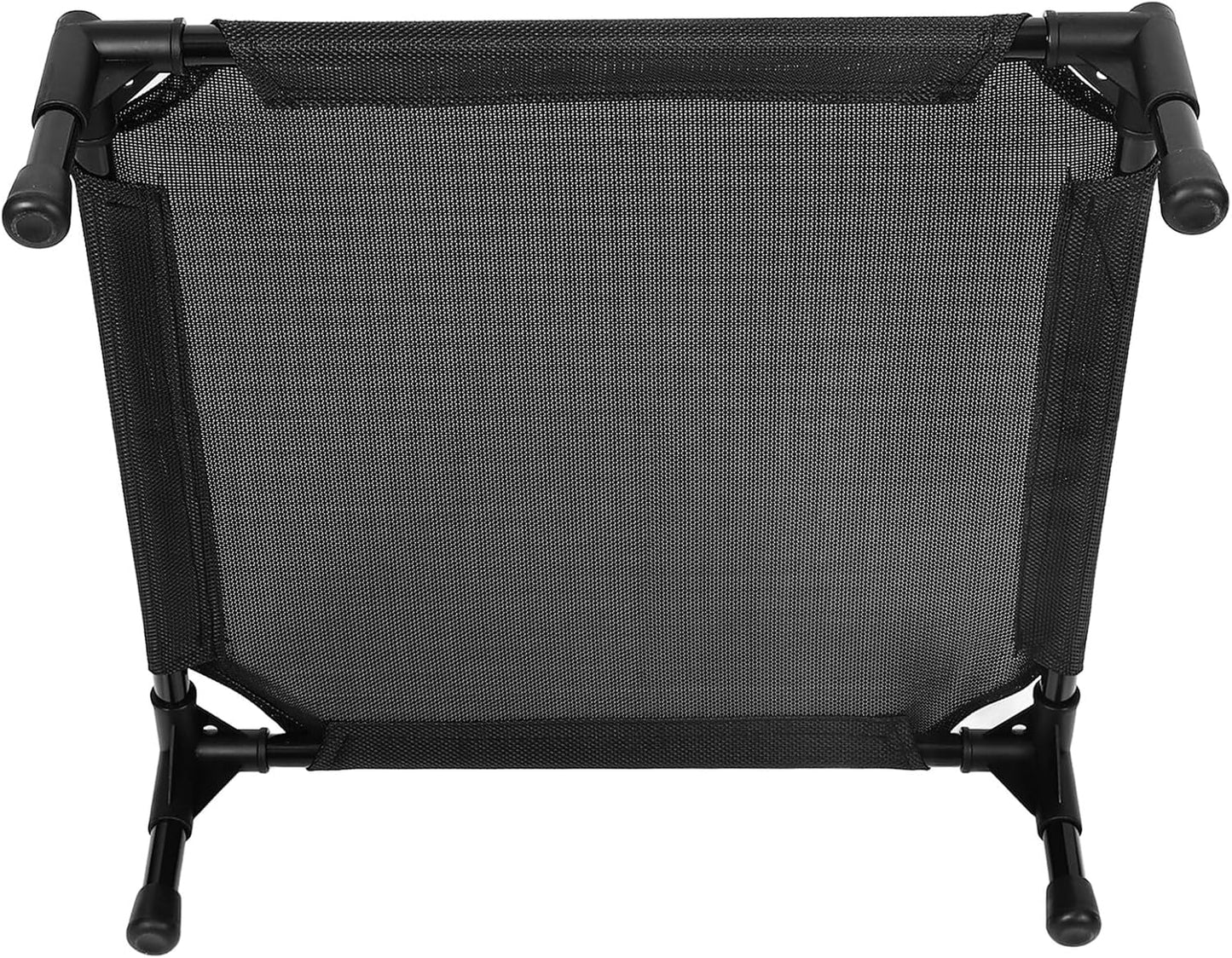 FAVOMOTO Elevated Dog Bed Small 50x50x12cm Breathable Mesh Cooling Pet Bed Removable Washable Outdoor Cot for Small Dogs to 15lbs Camping
