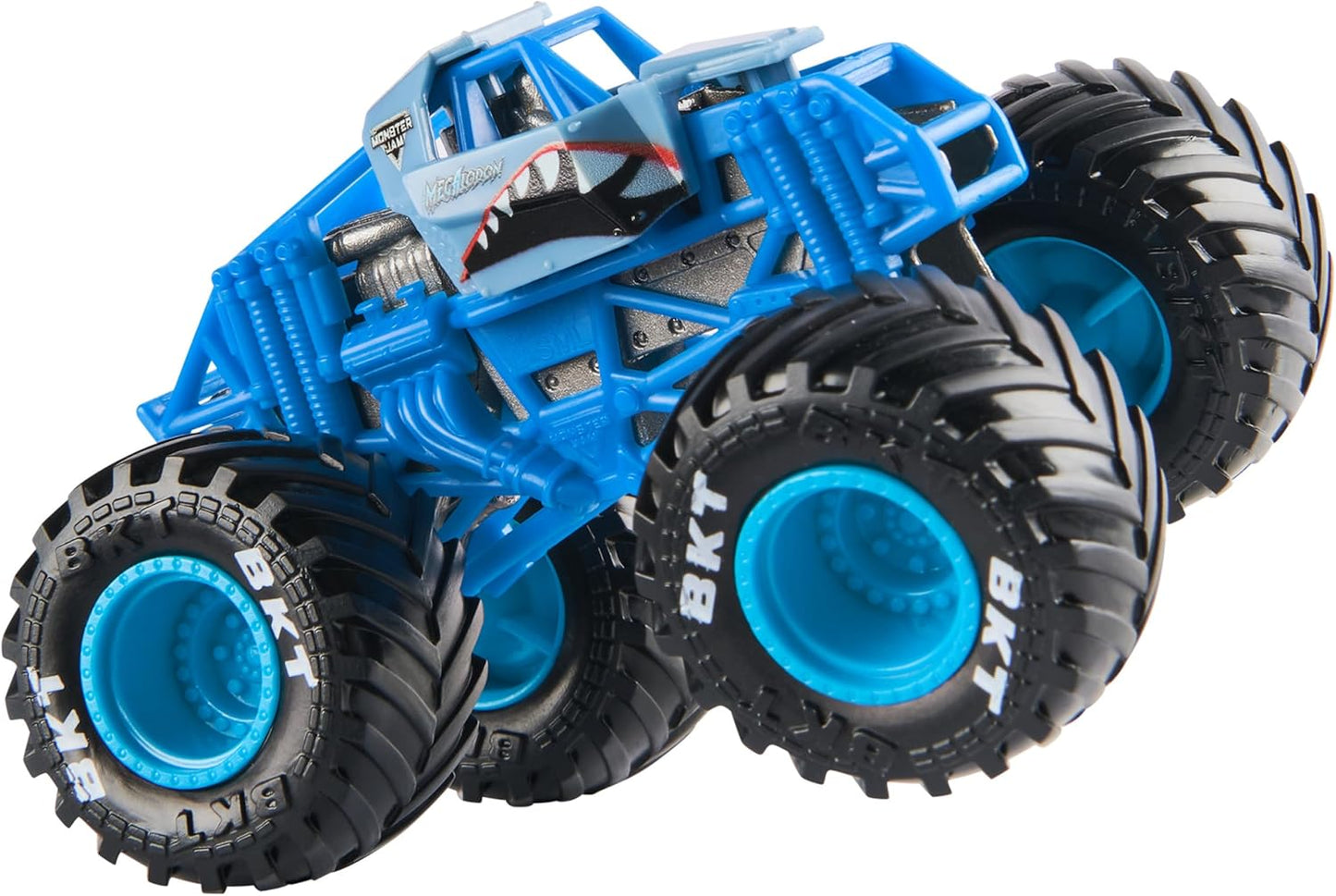 Monster Jam, Official Megalodon Monster Truck, Die-Cast Vehicle, 1:64 Scale, Kids Toys for Boys Ages 3 and up