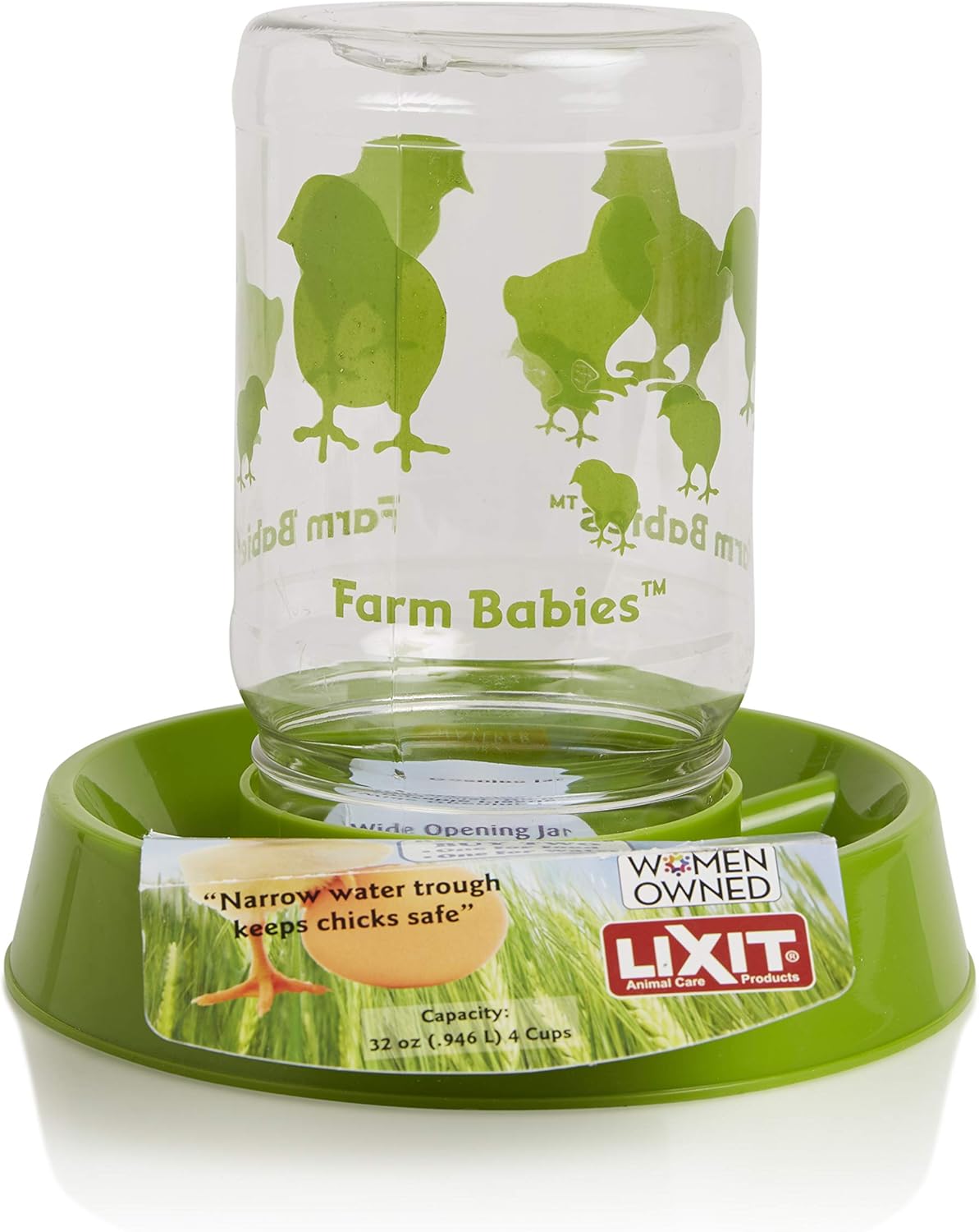 Lixit® Baby Chick Feeder or Waterer - Made in USA (Pack of 1)