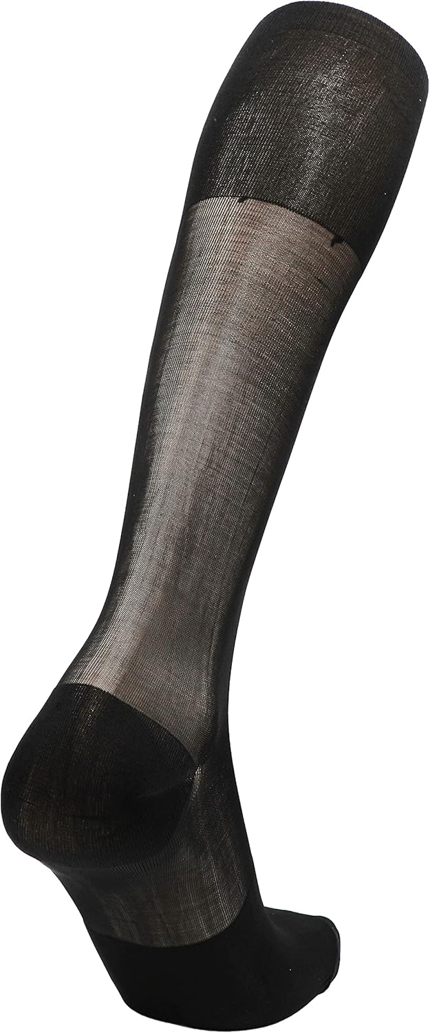 Mona's Choice 3-Pack Mens Sheer Nylon Dress Socks