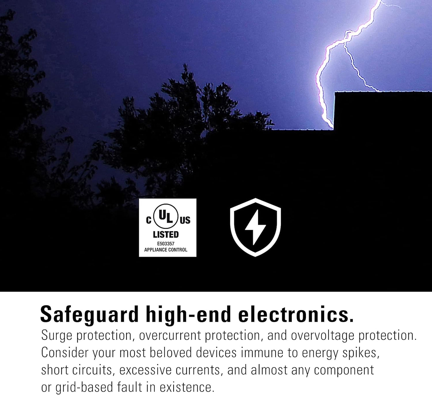 Eve Energy Strip - Smart Triple Outlet & Power Meter for Apple Home, Built-in Schedules & Switches, Surge Protection, overcurrent Protection, overvoltage Protection, Energy metering
