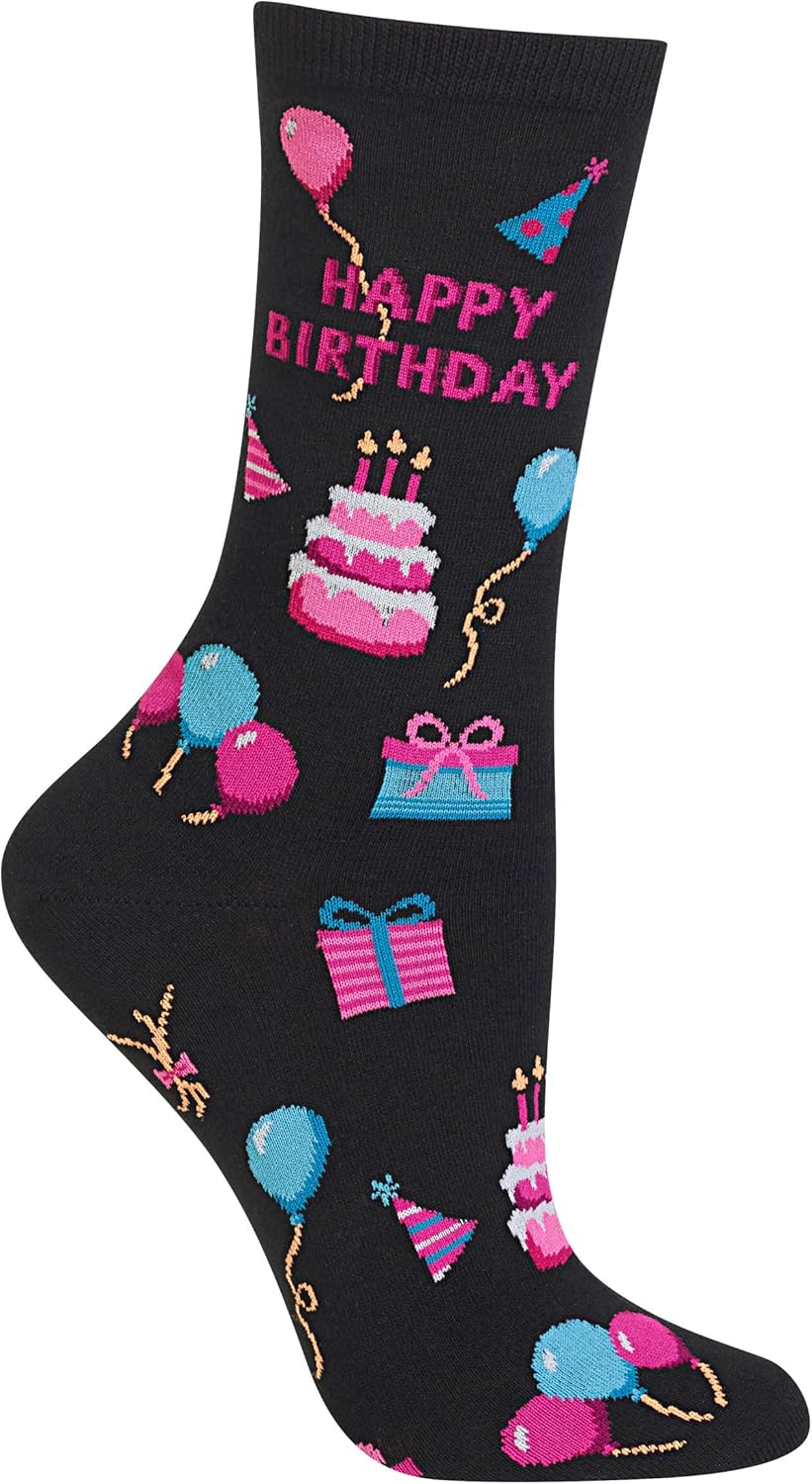 Hot Sox Women's Fun Pop Culture & Celebration Crew Socks