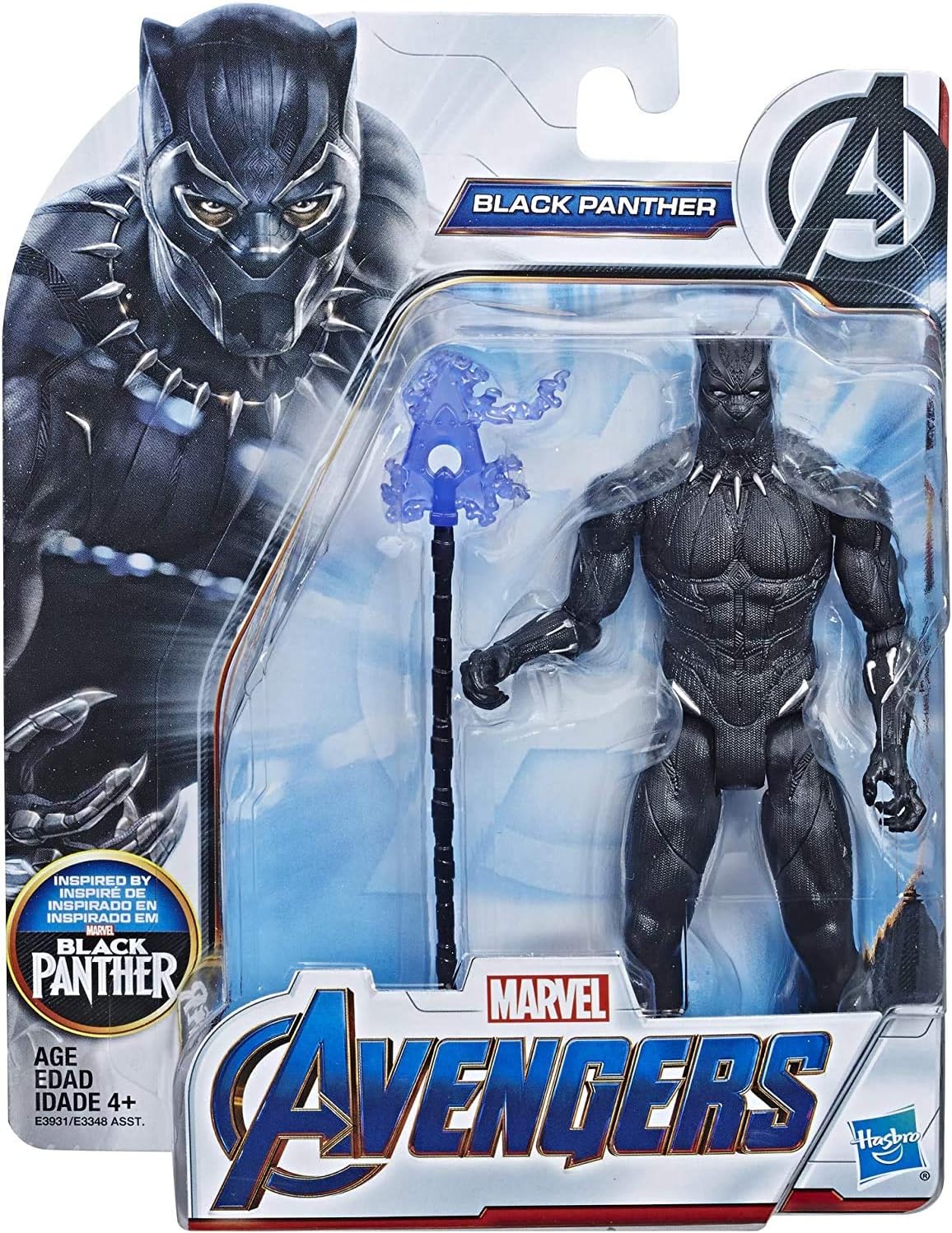 Marvel Avengers Black Panther 6"-Scale Marvel Super Hero Action Figure Toy