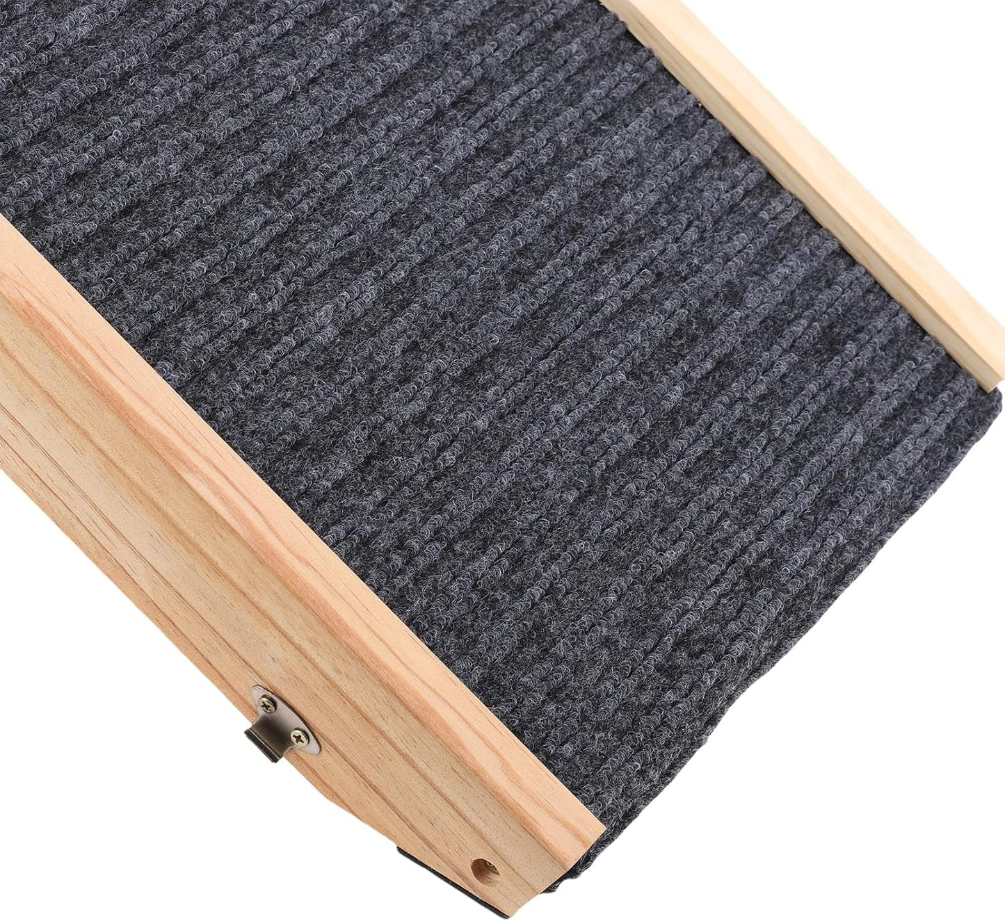 Luqeeg Foldable Dog Stairs, Portable Car Ramps, Anti Slip Wooden Dog Ramp Sturdy Gentle Slope Design Reduce Joint Pressure Space Saving Pet Stairs for Bed Couch Sofa Travel