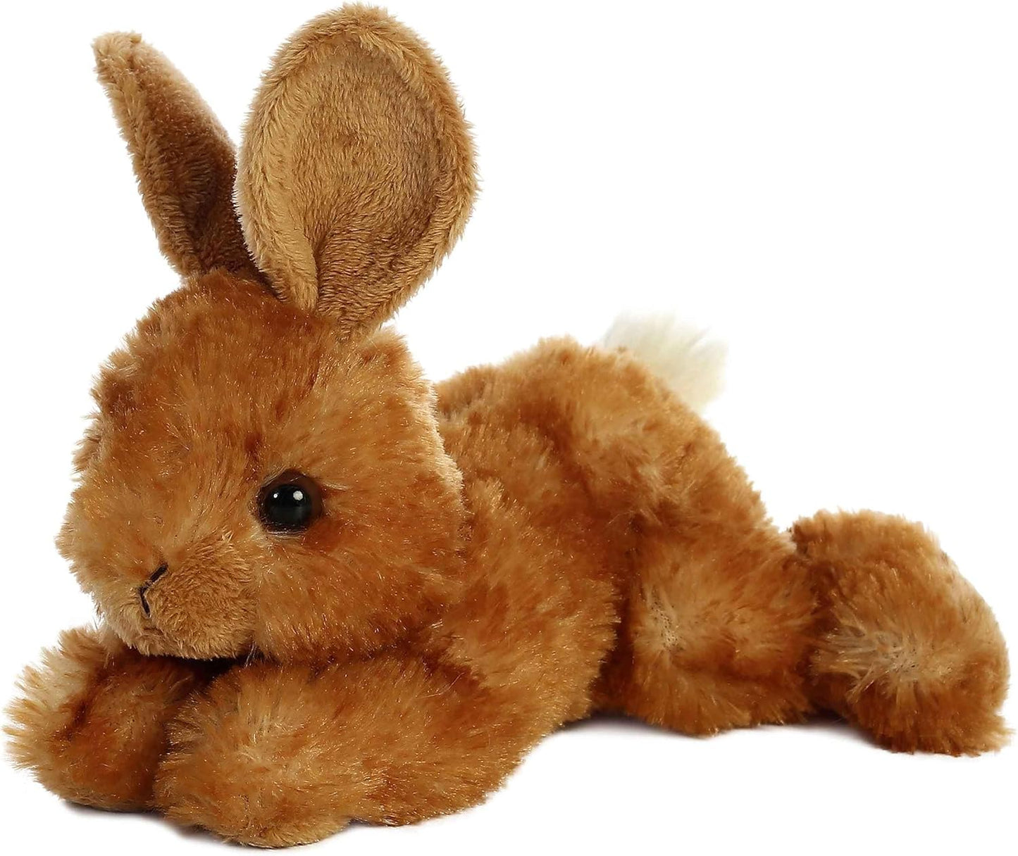 Aurora® Adorable Mini Flopsie™ Bitty Bunny™ Stuffed Animal - Playful Ease - Timeless Companions - Brown 8 Inches