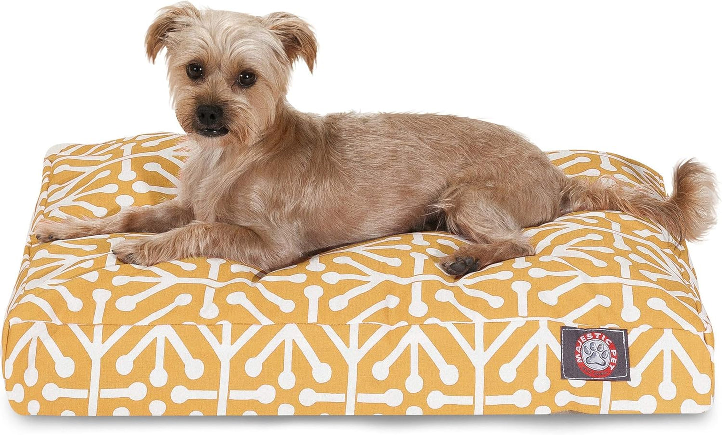 Citrus Aruba Small Rectangle Indoor Outdoor Pet Dog Bed With Removable Washable Cover By Majestic Pet Products