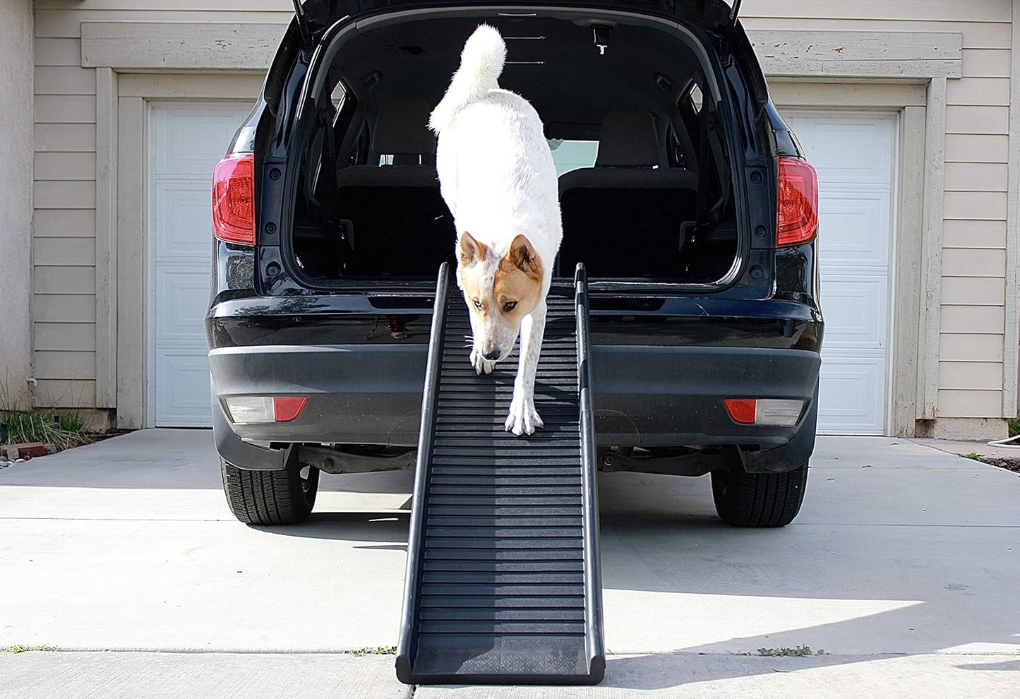 PawStep Folding Pet Ramp for Dogs & Cats, Portable Dog Ramp for Cars, SUVs, Beds & Couches – Lightweight Non-Slip Pet Ramp for Small, Medium & Large Pets – 50524
